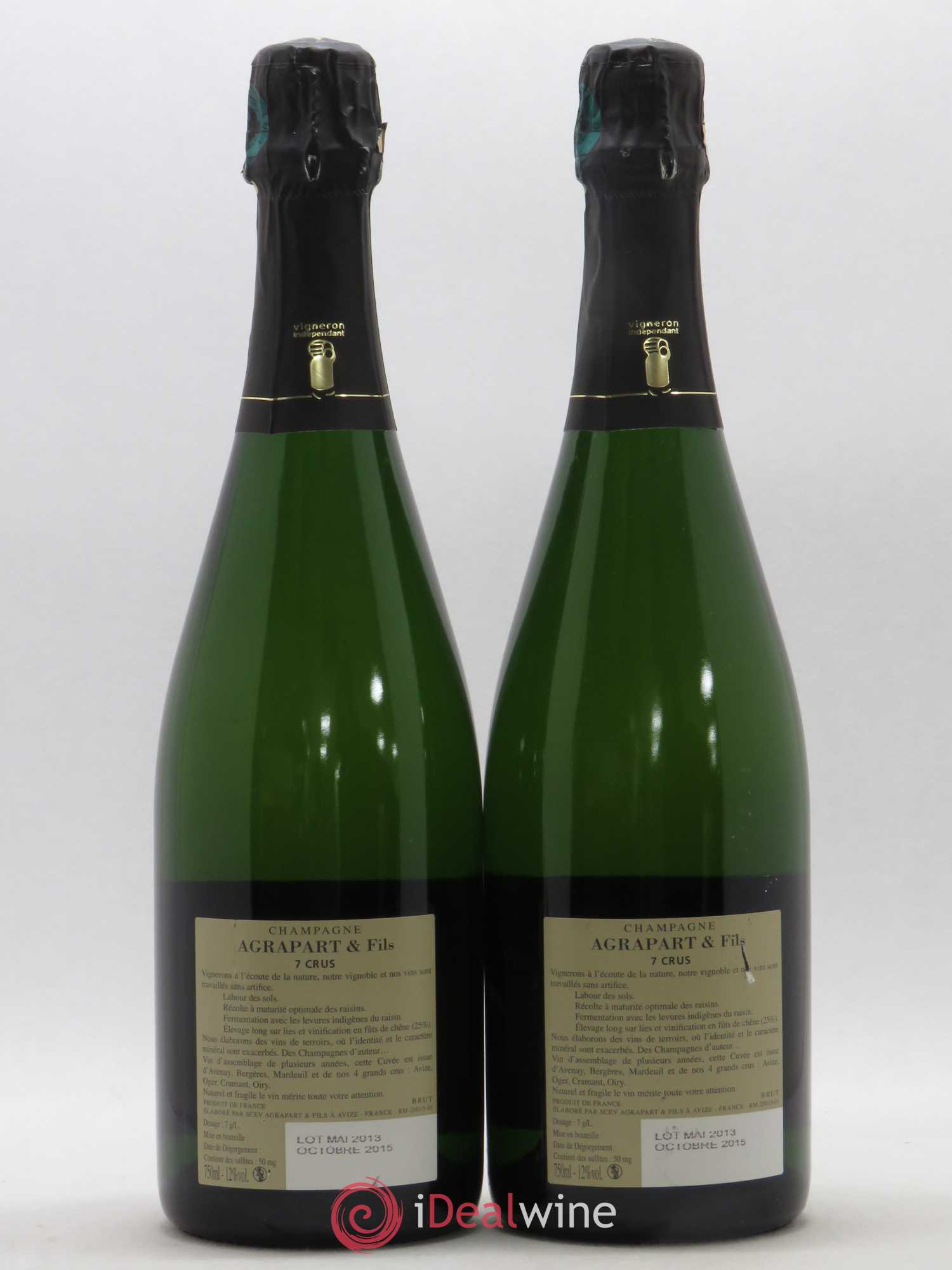 7 Crus Brut Agrapart & Fils - Lot de 2 bouteilles - 1