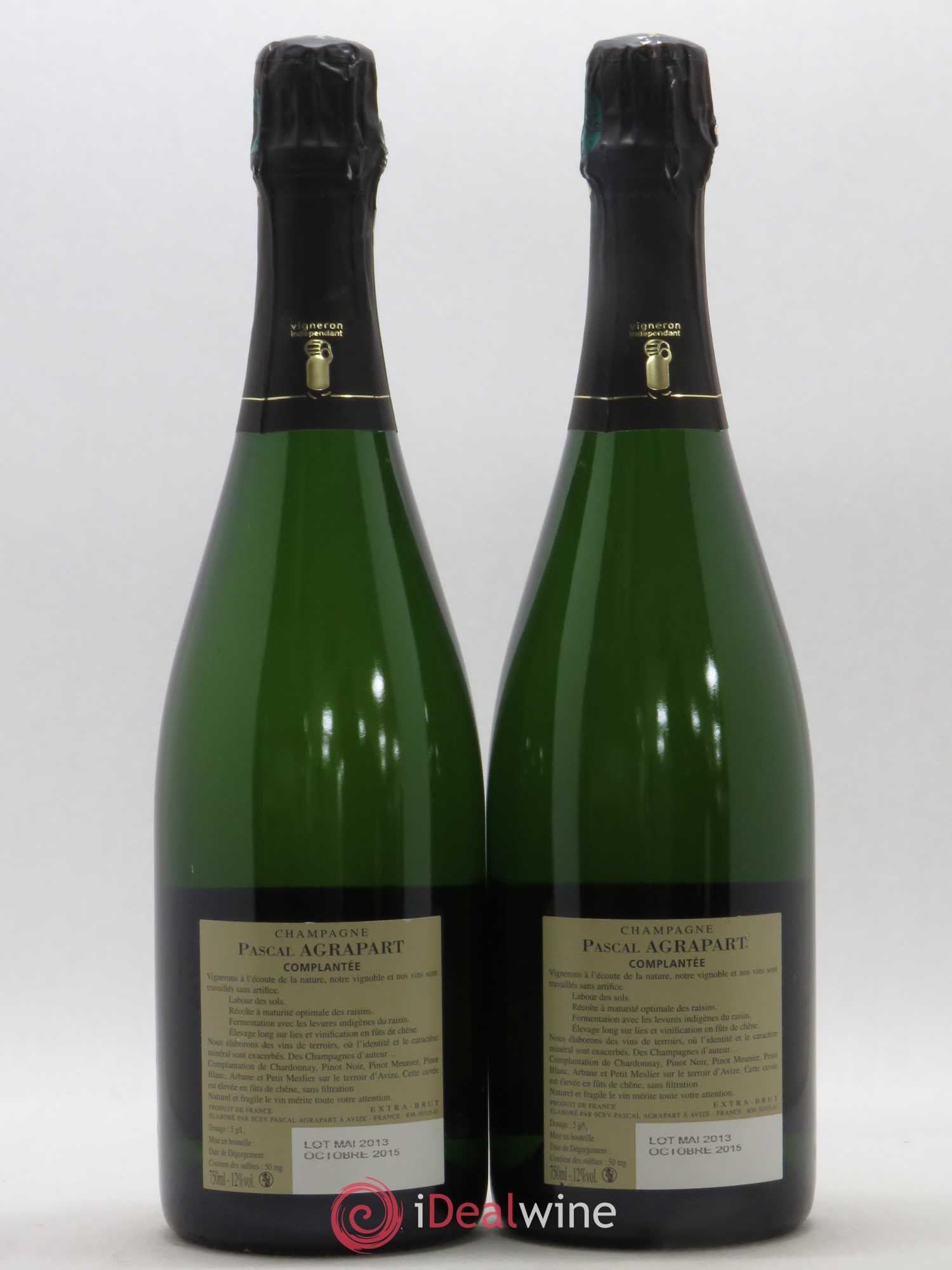 Complantée Extra-Brut Agrapart & Fils - Lot de 2 bouteilles - 1
