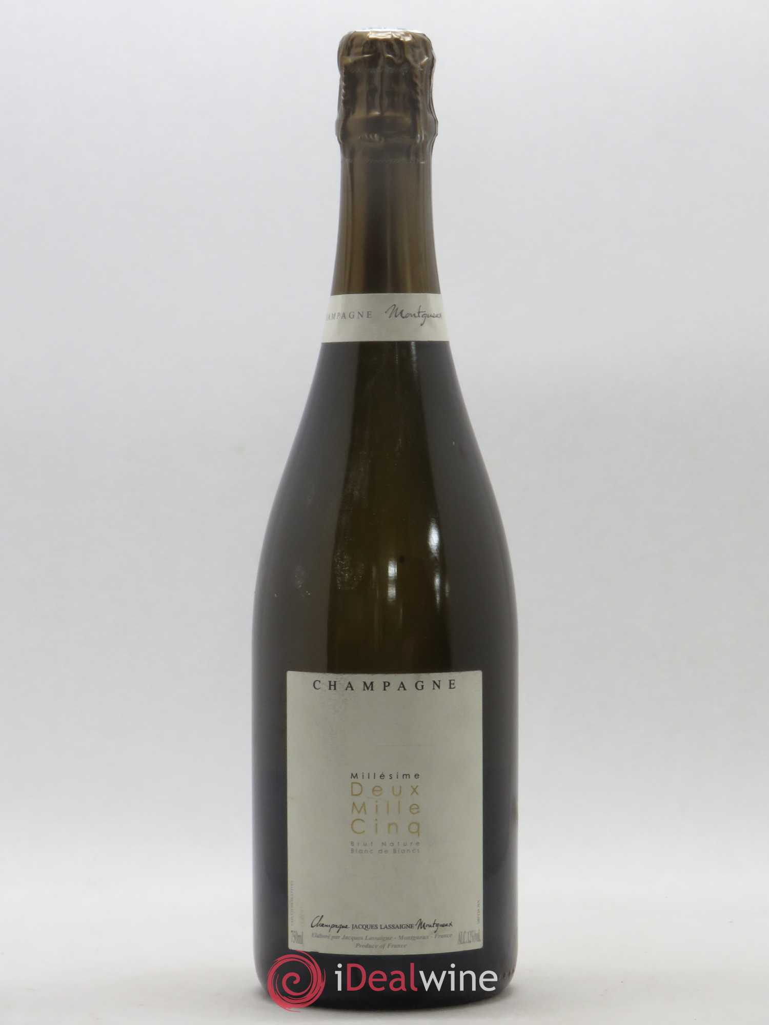 Blanc de Blancs Brut Nature Jacques Lassaigne 2005 - Lot de 1 bouteille - 0