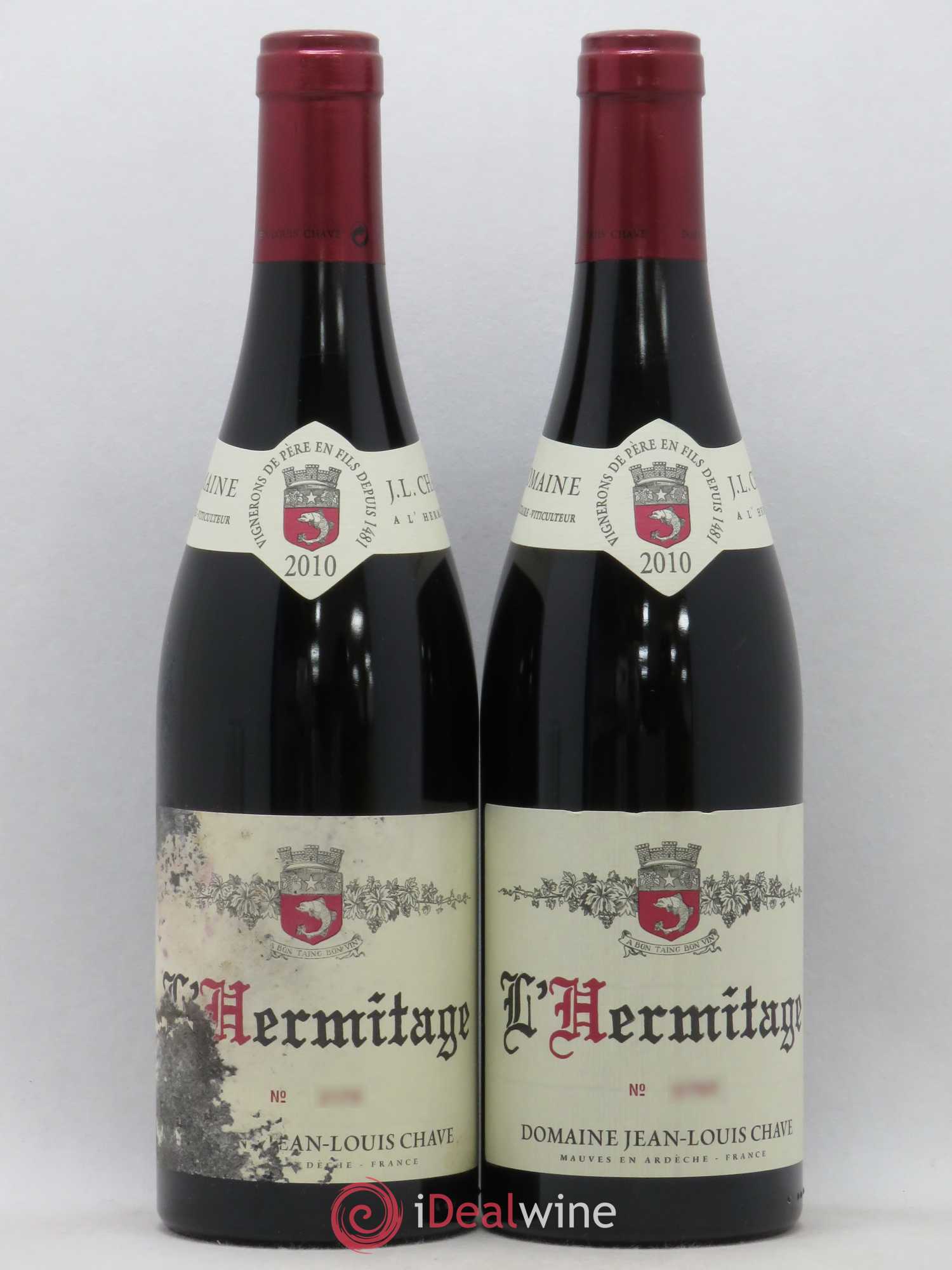 Hermitage Jean-Louis Chave 2010 - Lot de 2 bouteilles - 0