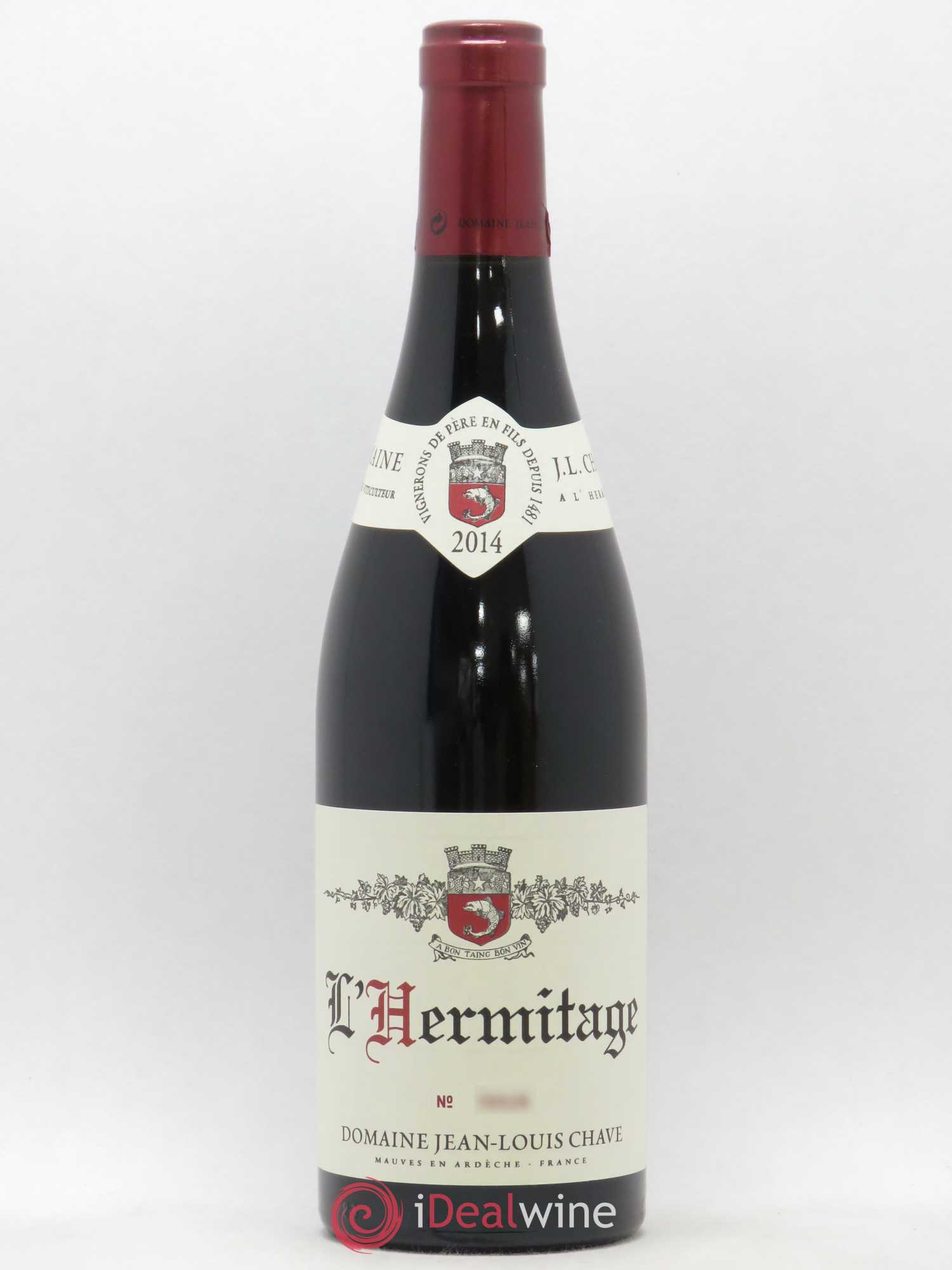 Hermitage Jean-Louis Chave 2014 - Lot de 1 bouteille - 0