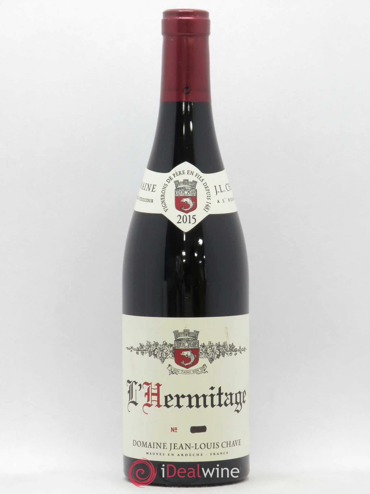 Hermitage Jean-Louis Chave 2015 - Lot de 1 bouteille - 0
