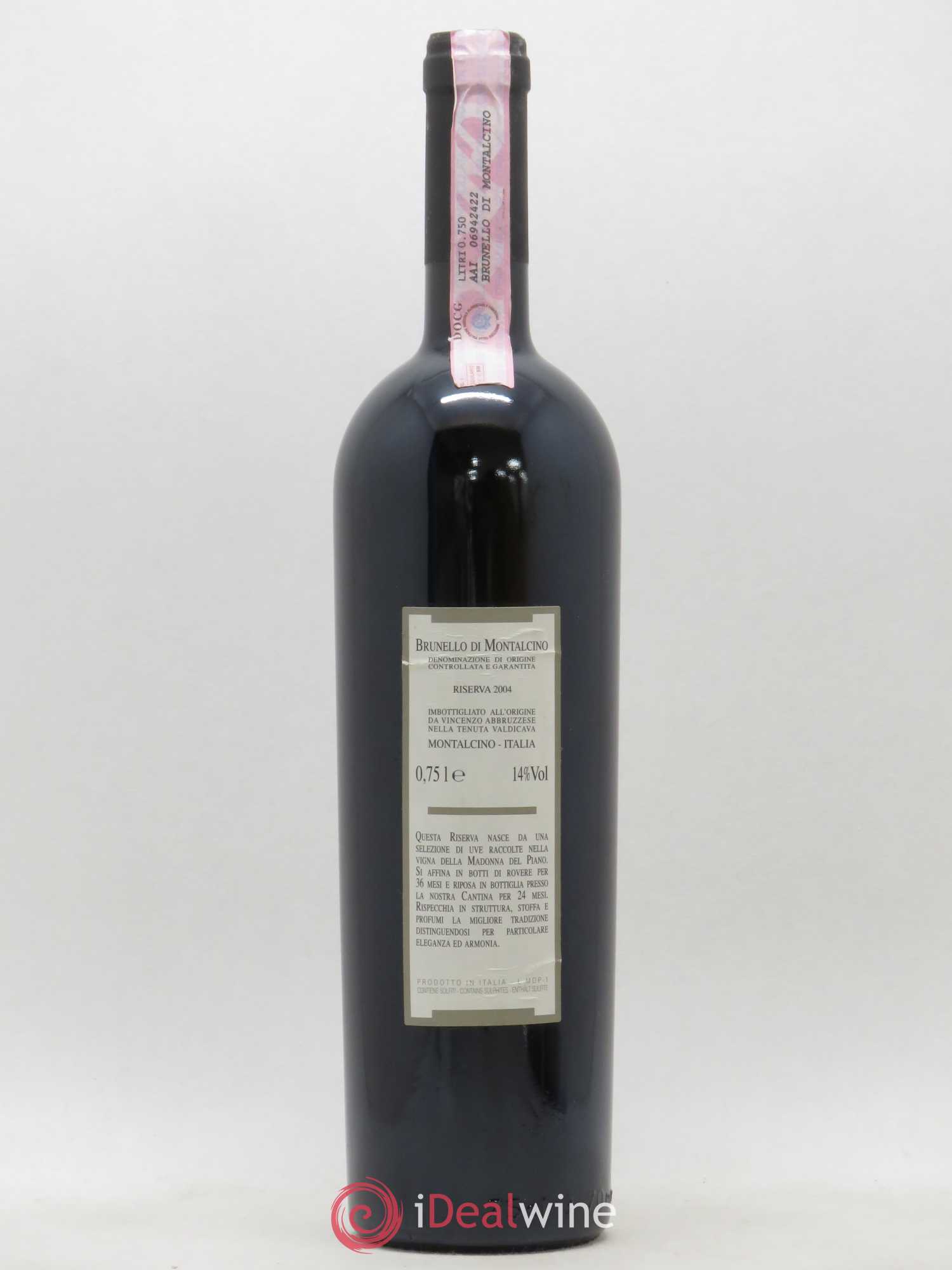 Brunello di Montalcino DOCG  2004 - Posten von 1 Flasche - 1