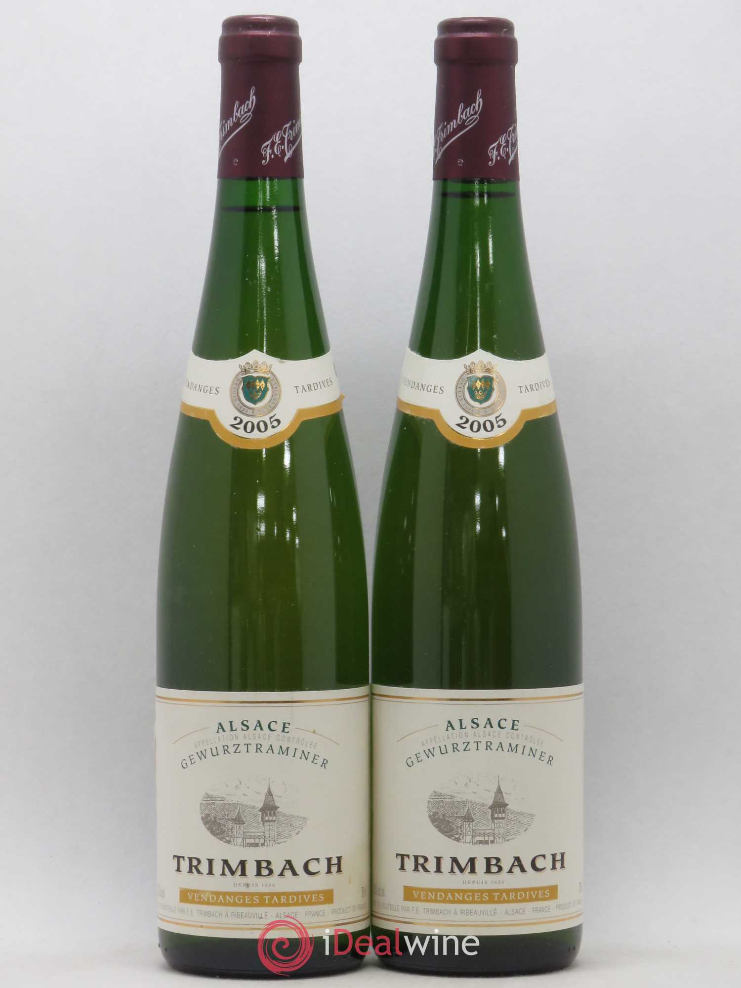Alsace Gewurztraminer Vendanges Tardives Trimbach (Domaine) 2005 - Lotto di 2 bottiglie - 0