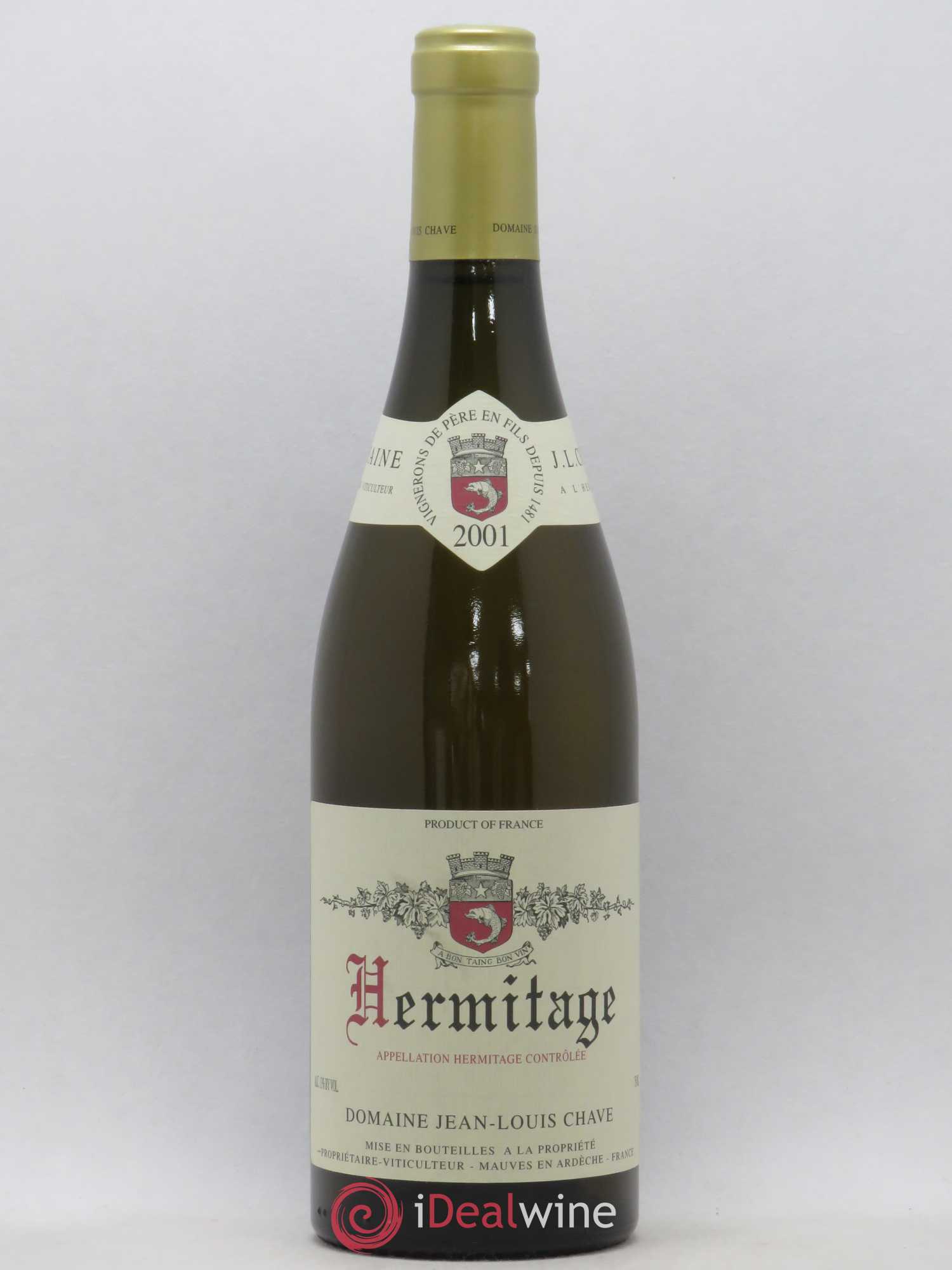 Hermitage Jean-Louis Chave 2001 - Lot de 1 bouteille - 0