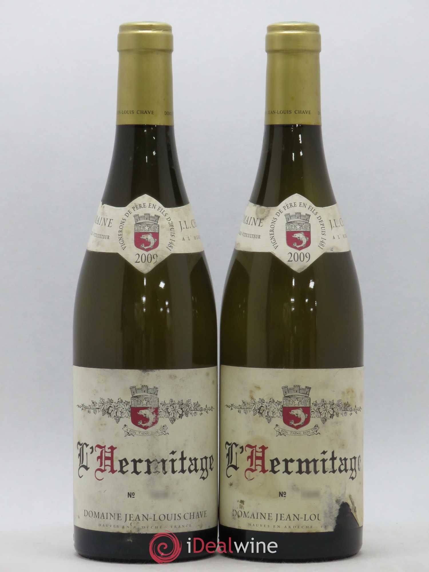 Hermitage Jean-Louis Chave 2009 - Lot de 2 bouteilles - 0
