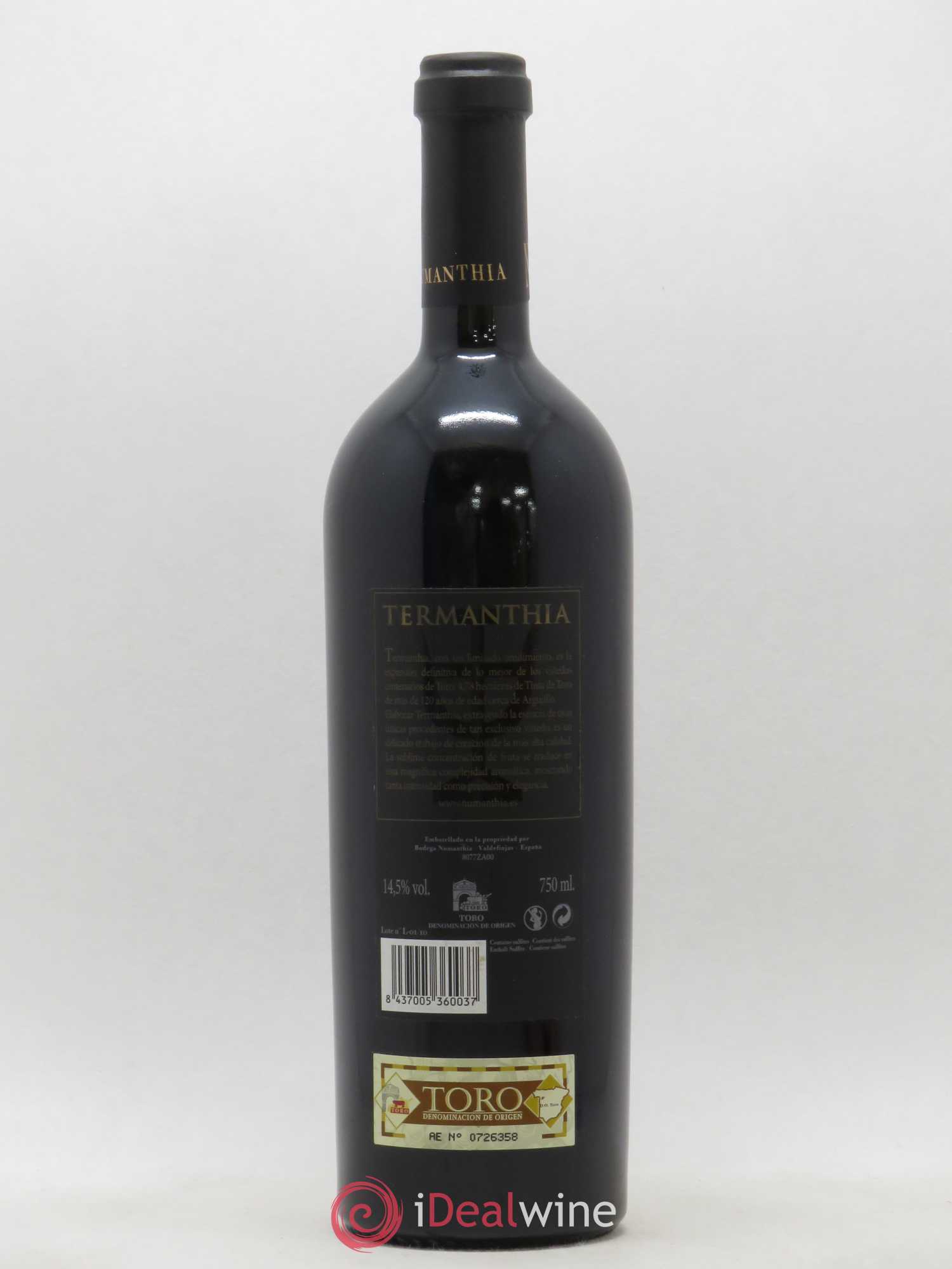 Toro DO Bodega Numanthia Termanthia 2008 - Lot de 1 bouteille - 1