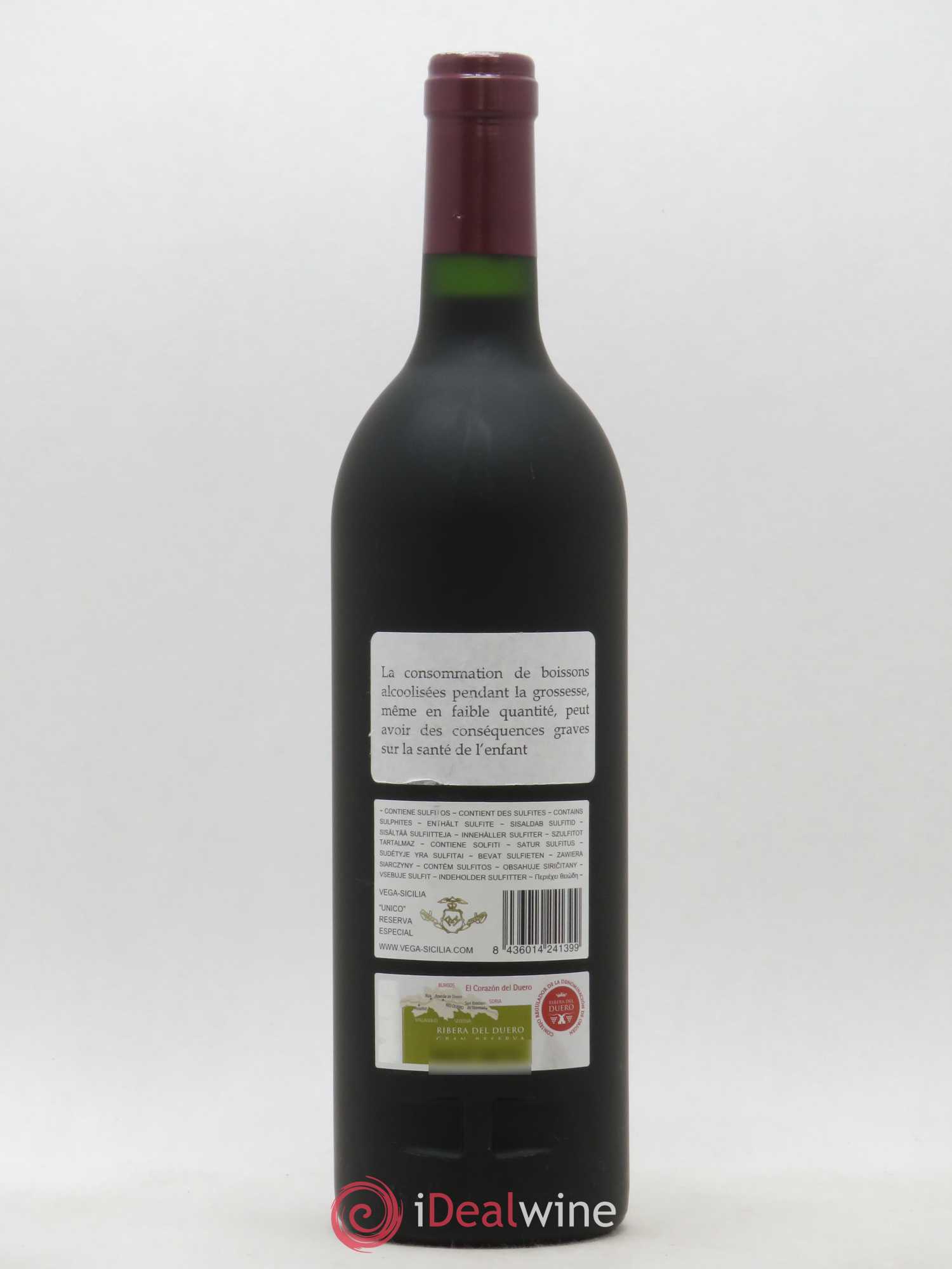 Ribera Del Duero Vega Sicilia Unico Reserva Especial Famille Alvarez 1991-1994-1998 - Lot de 1 bouteille - 1