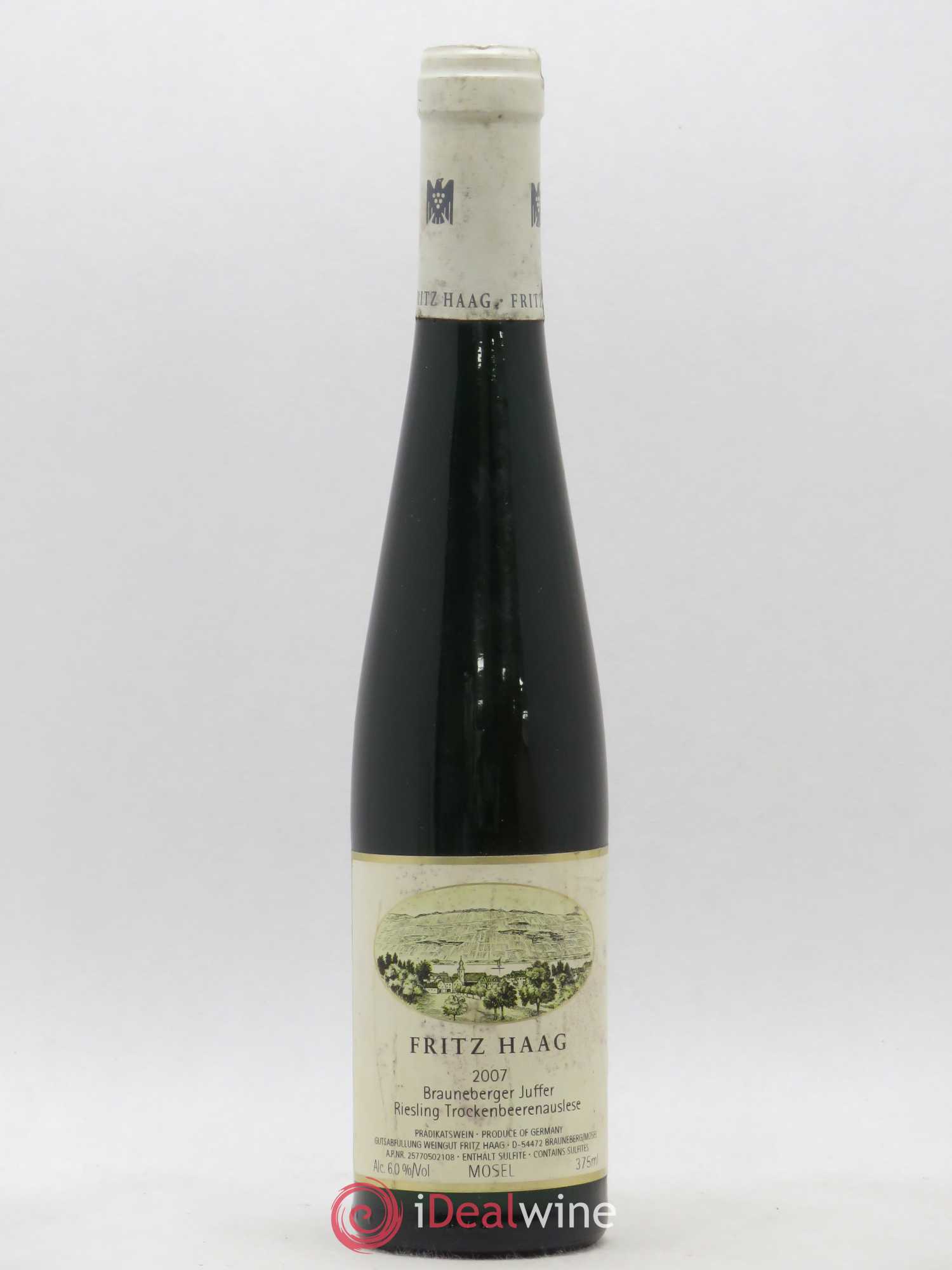 Riesling Braunberger Juffer Trockenbeerenauslese Fritz Haag 2007 - Lotto di 1 mezza bottiglia - 0