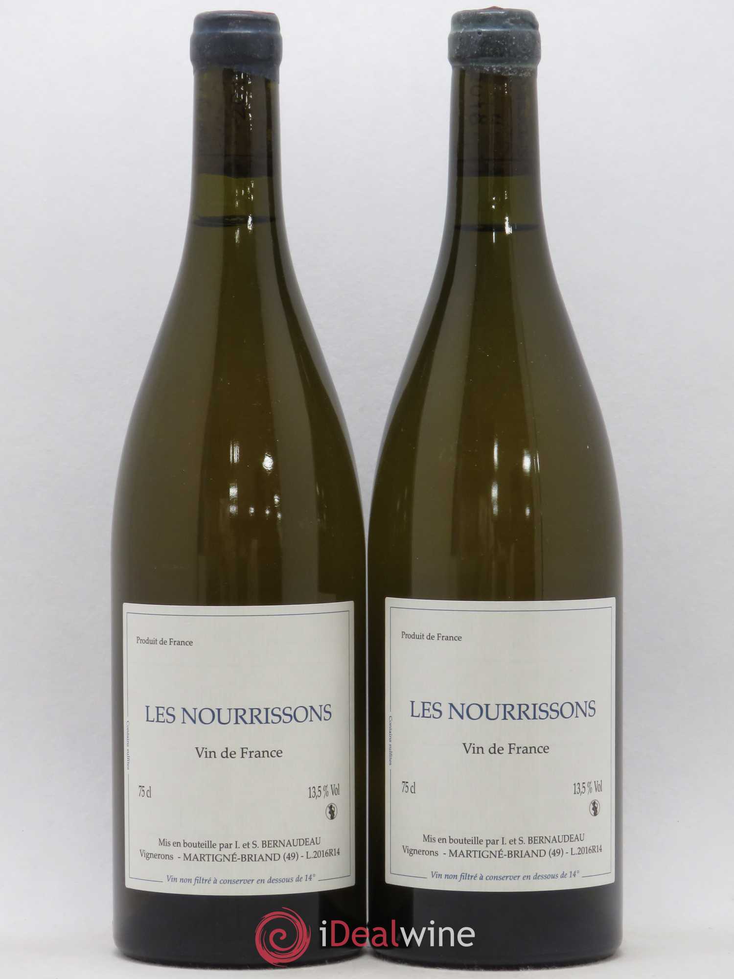 Vin de France Les Nourrissons Stéphane Bernaudeau 2016 - Lot de 2 bouteilles - 0