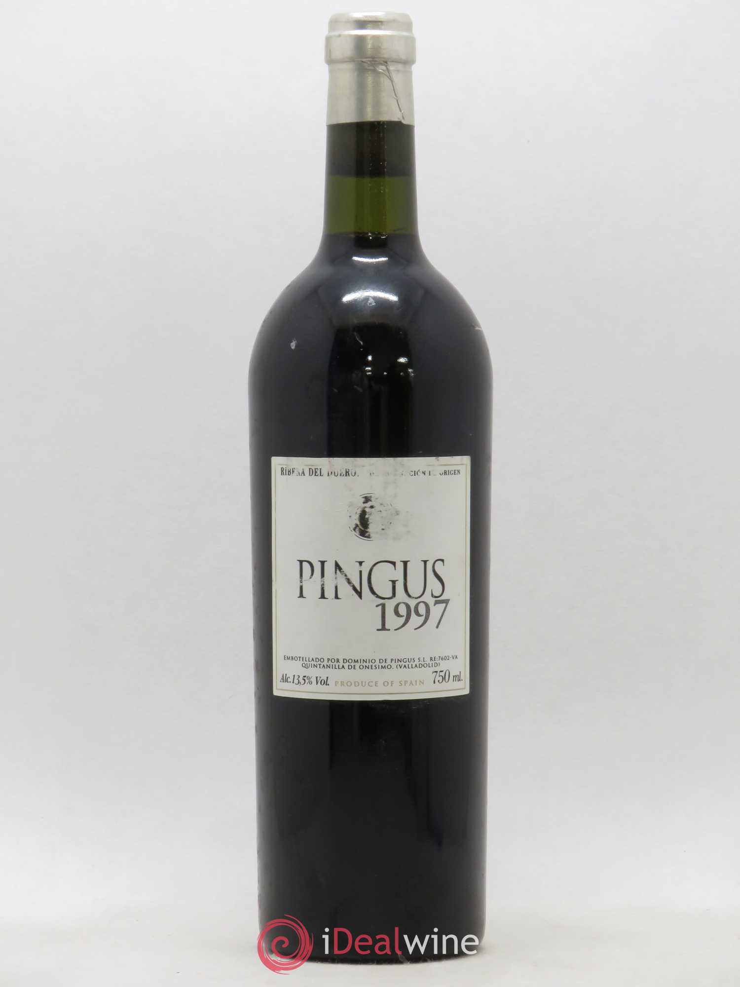 Ribera Del Duero Pingus Dominio de Pingus - Peter Sisseck 1997 - Lot de 1 bouteille - 0