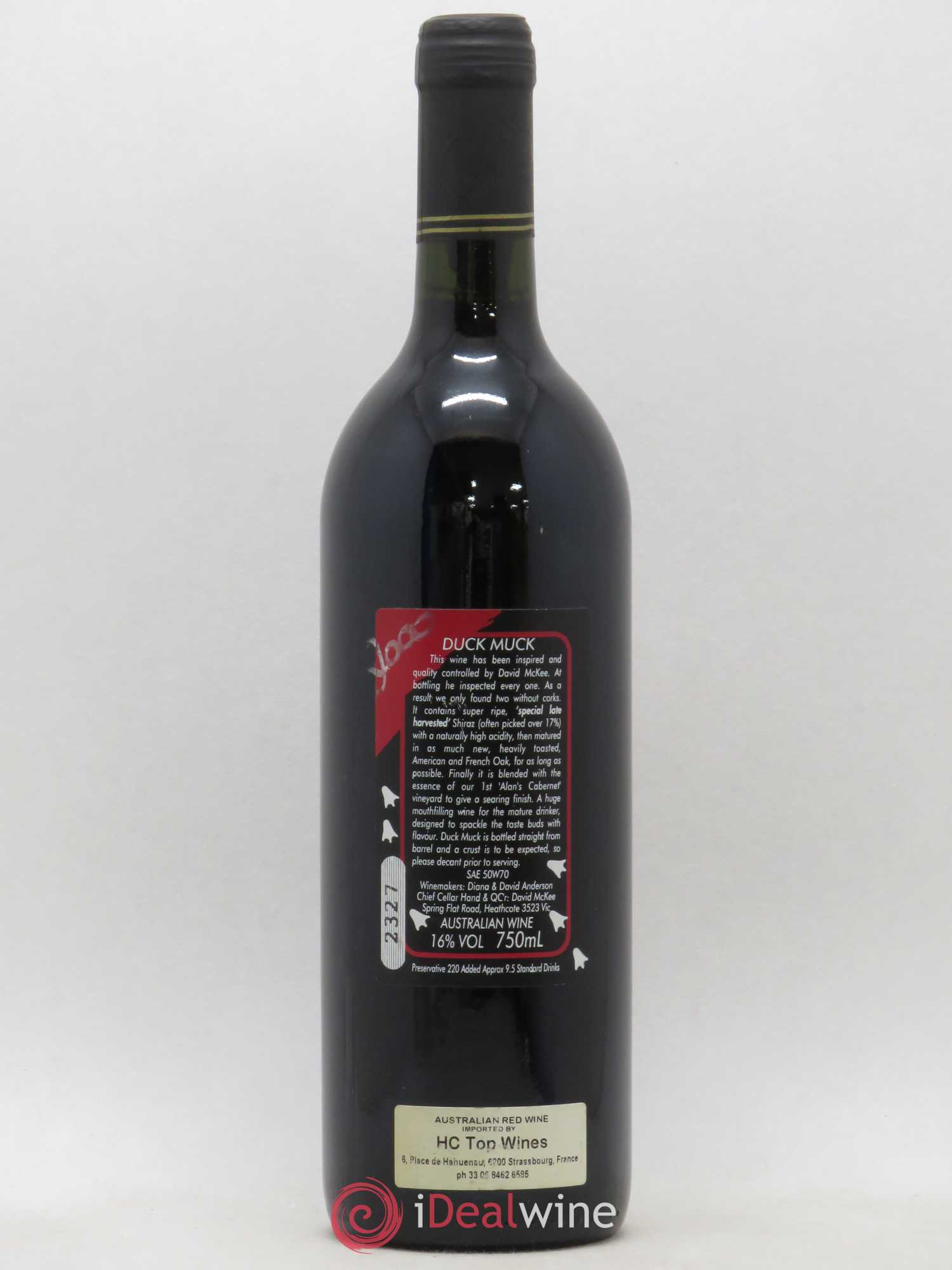 Australie Heathcote Wild Duck Creeck 2000 - Posten von 1 Flasche - 1