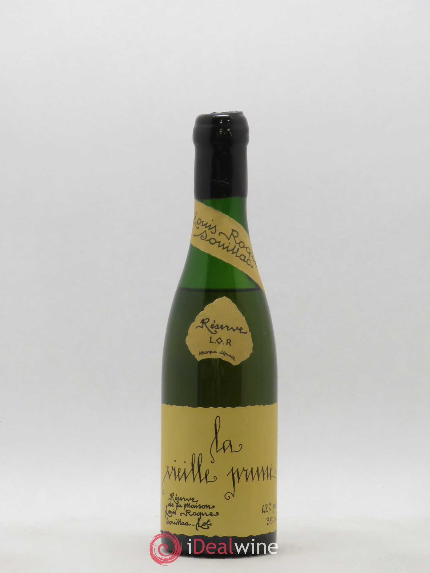Alcools divers Vieille Prune de Souillac Réserve Louis Roque - Lotto di 1 mezza bottiglia - 0