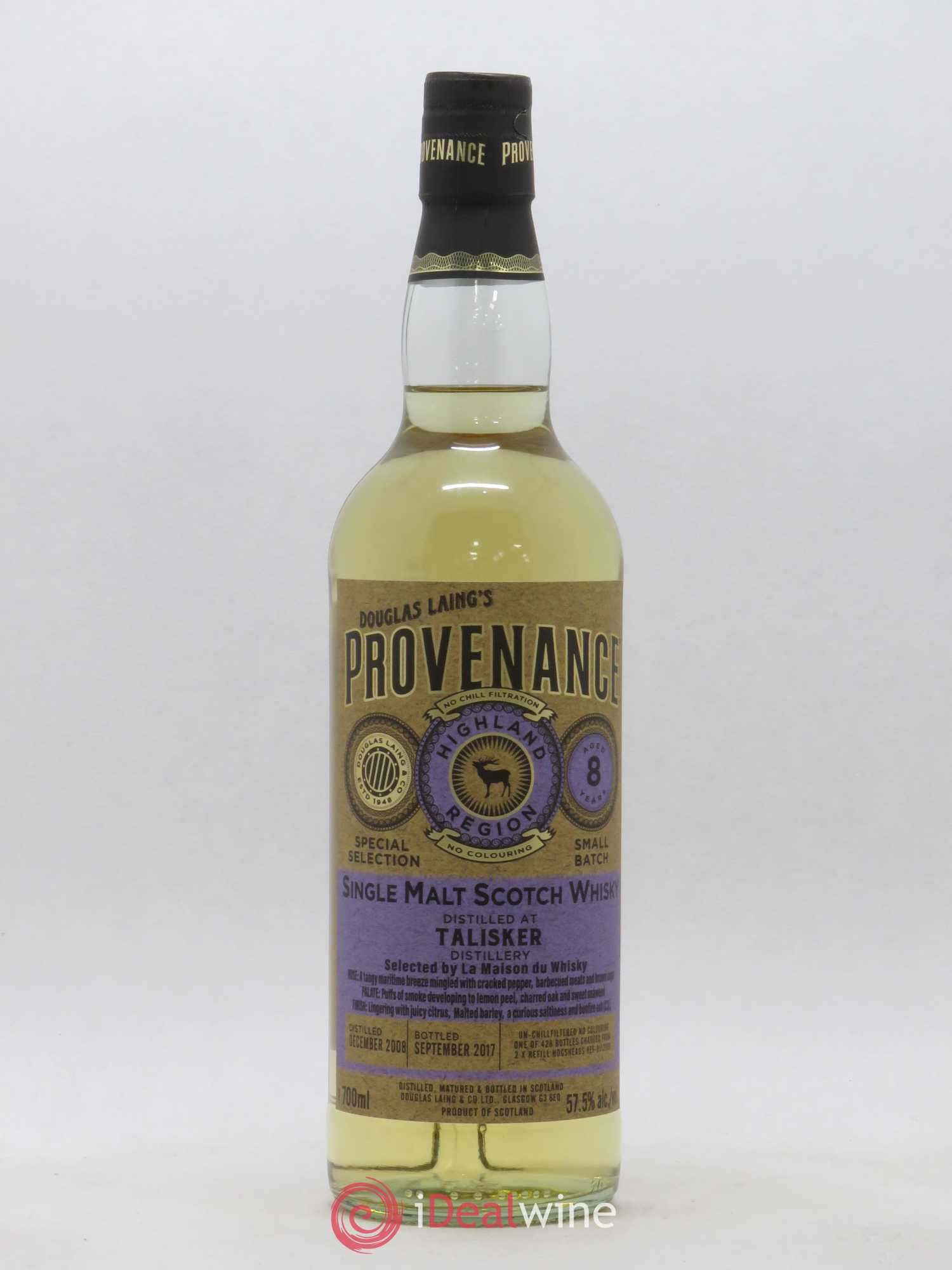Whisky Island Single Malt Talisker 8 ans Special Edition Small Batch Douglas Laing's Provenance - Posten von 1 Flasche - 0