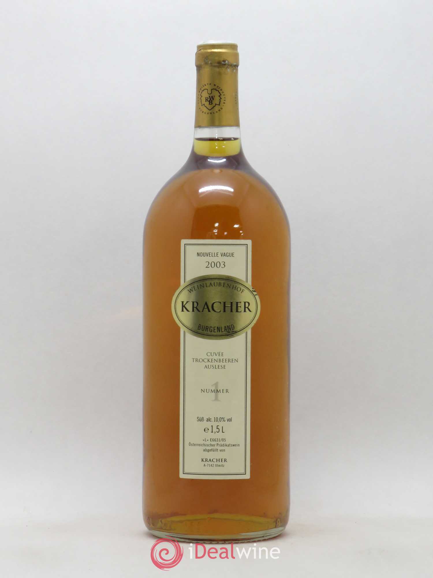 Autriche Kracher Trockenbeerenauslese N°1 Nouvelle Vague 2003 - Lotto di 1 magnum - 0