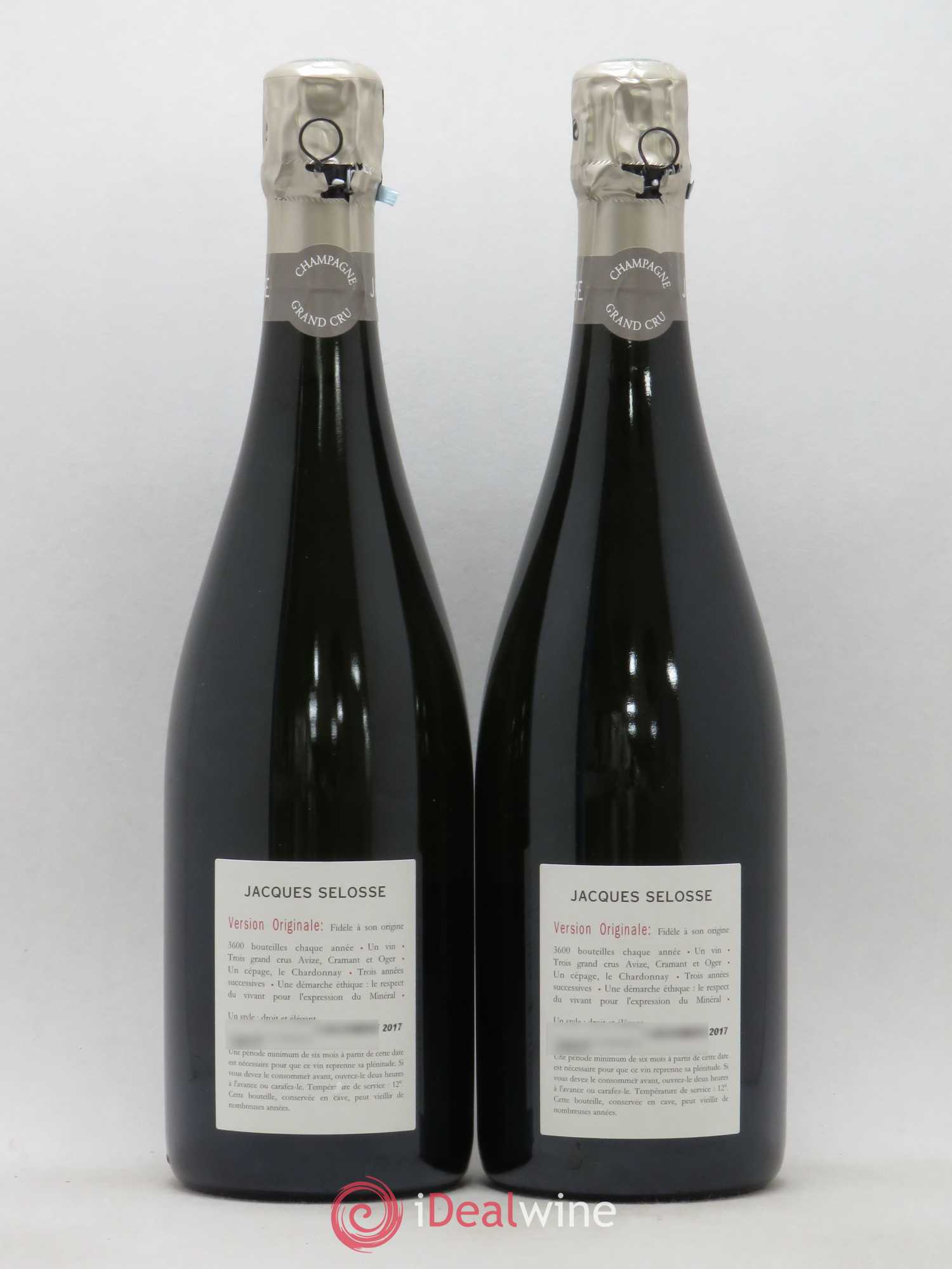 Version Originale Jacques Selosse - Lot de 2 bouteilles - 1