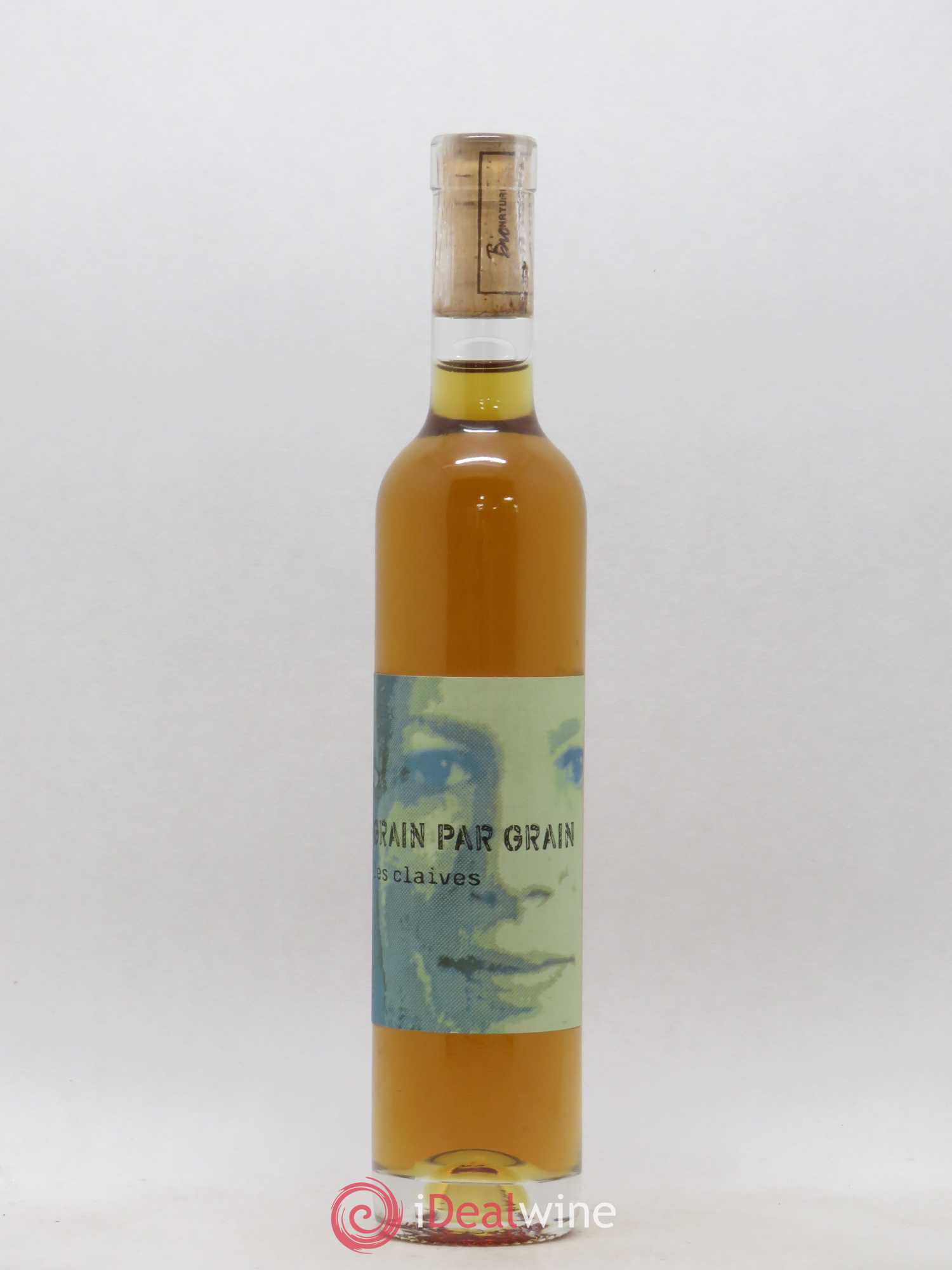 Valais DOC Grain par Grain Les Claives Petite Arvine Marie-Thérèse Chappaz - Domaine Des Claives 2011 - Lot de 1 demi bouteille - 0