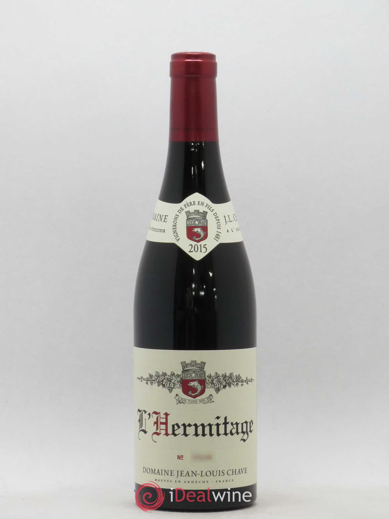 Hermitage Jean-Louis Chave 2015 - Lot de 1 bouteille - 0