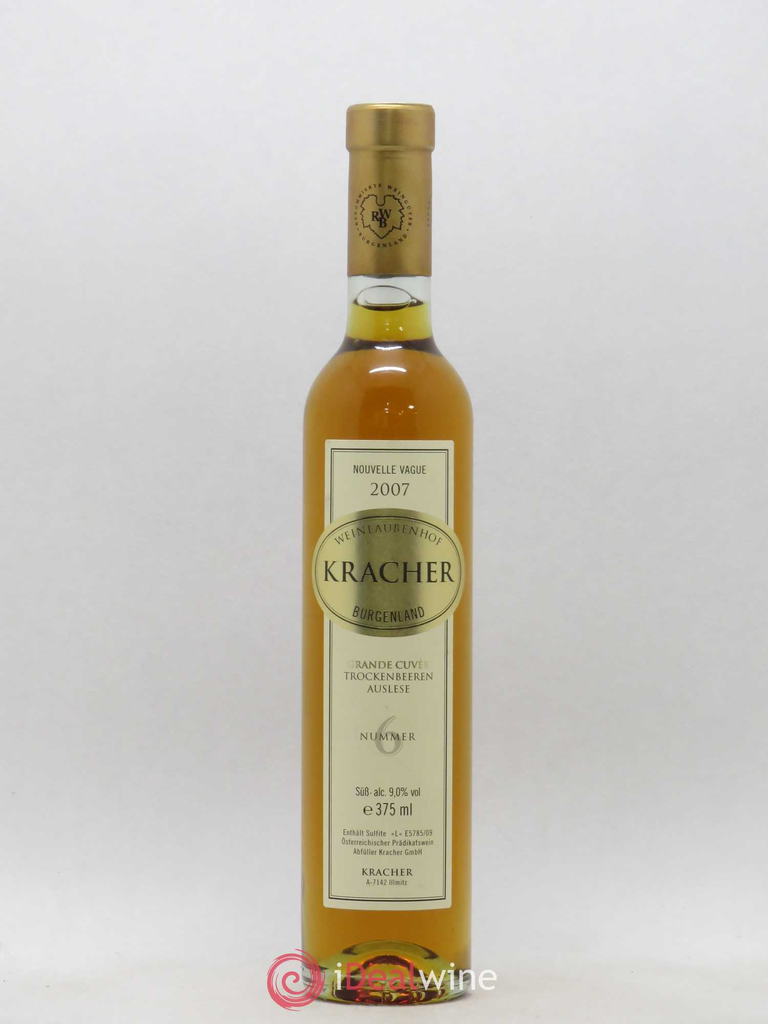 Autriche Kracher TBA N°6 Grande Cuvée Nouvelle Vague Trockenbeerenauslese 2007 - Lotto di 1 mezza bottiglia - 0