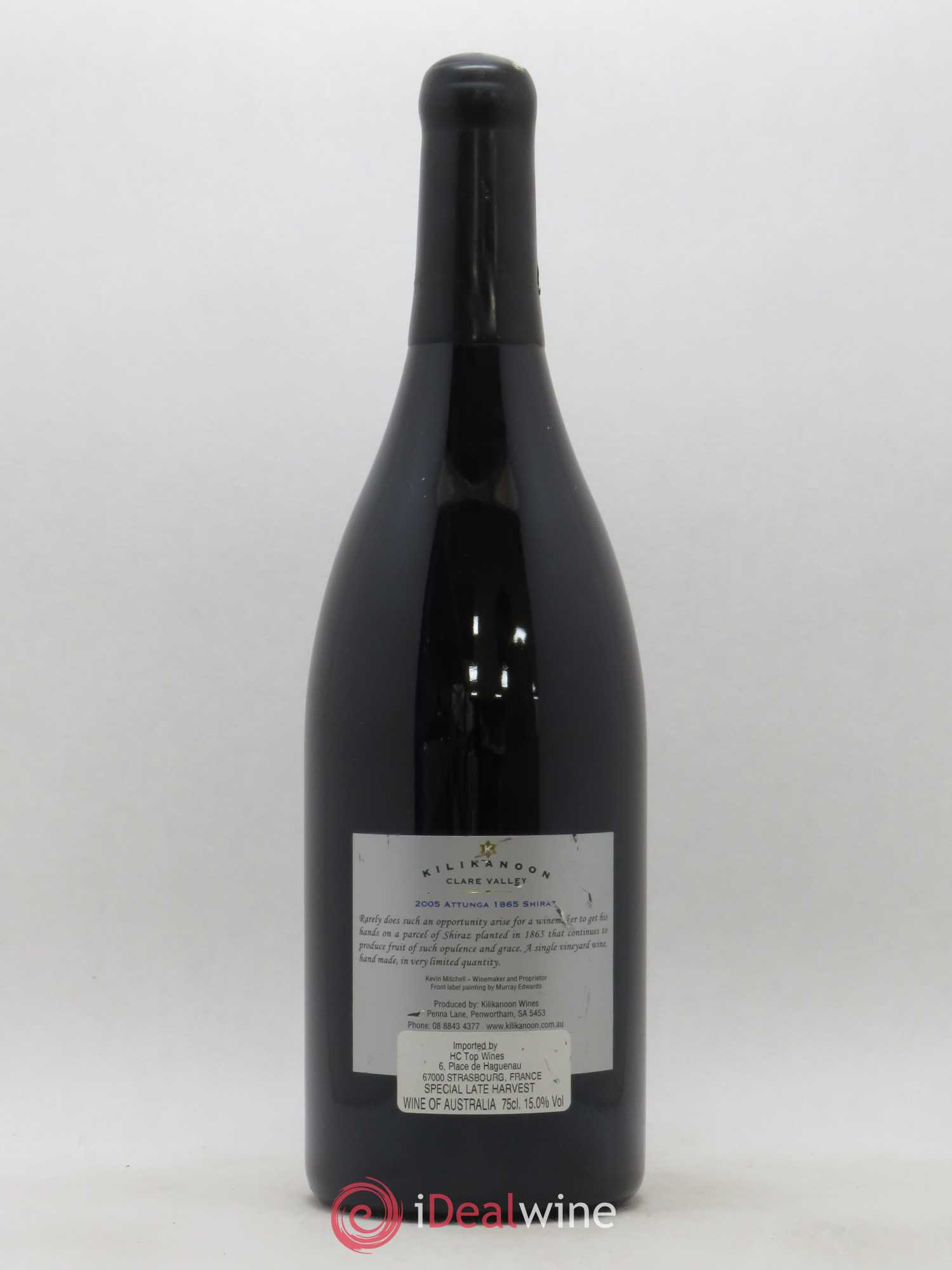 Australie Clare Valley Shiraz Attunga 1865 Kilikanoon 2005 - Posten von 1 Magnum - 1