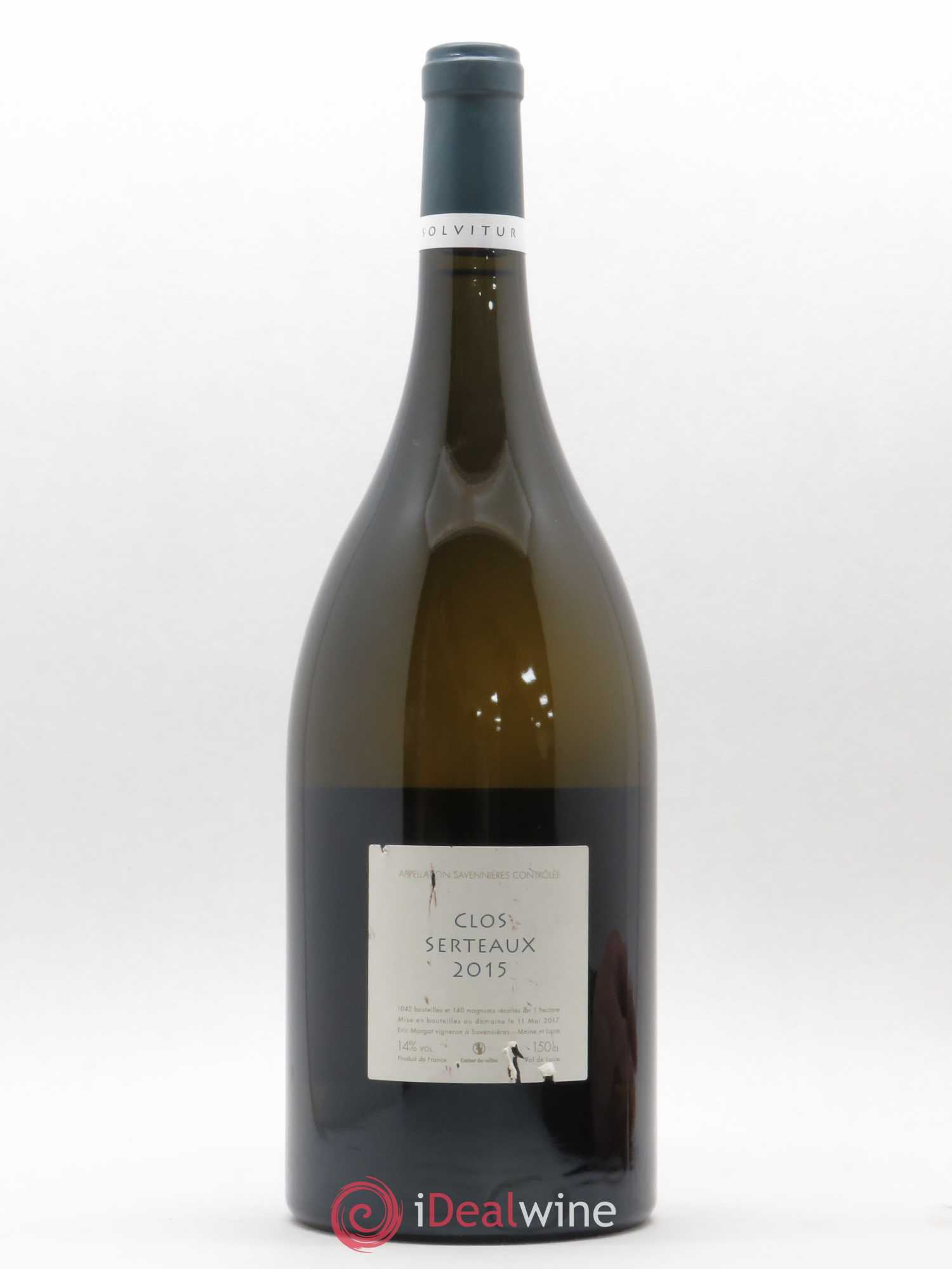 Savennières Clos Serteaux Eric Morgat 2015 - Lot de 1 magnum - 1