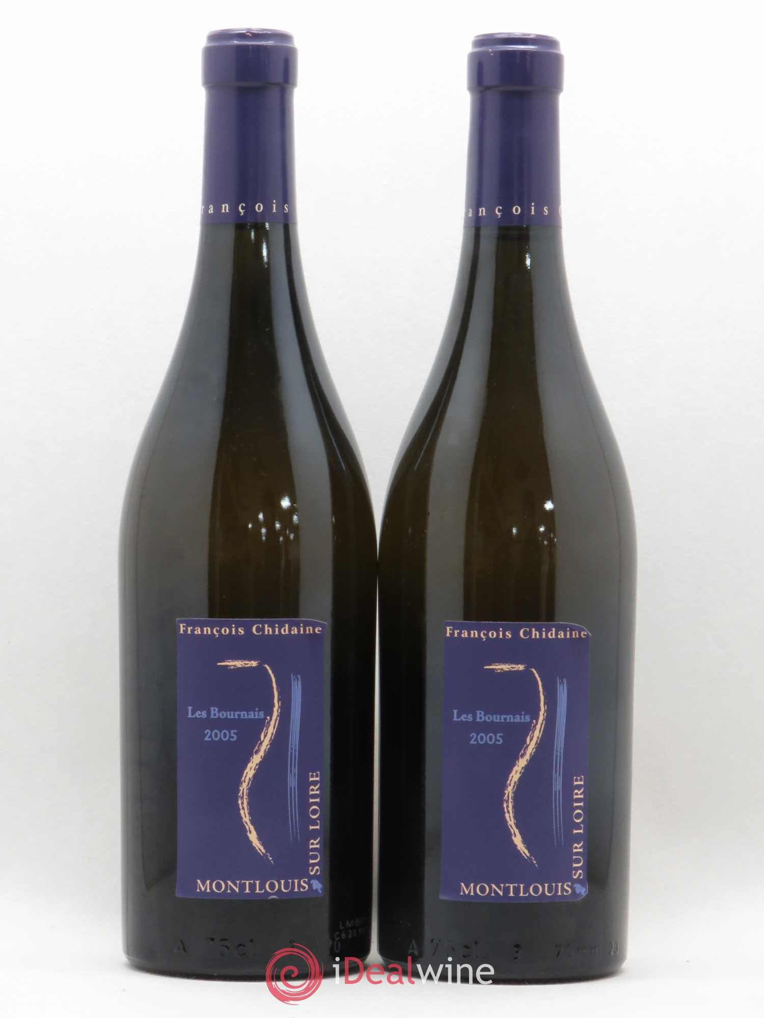 Montlouis-sur-Loire Les Bournais François Chidaine 2005 - Lot de 2 bouteilles - 0