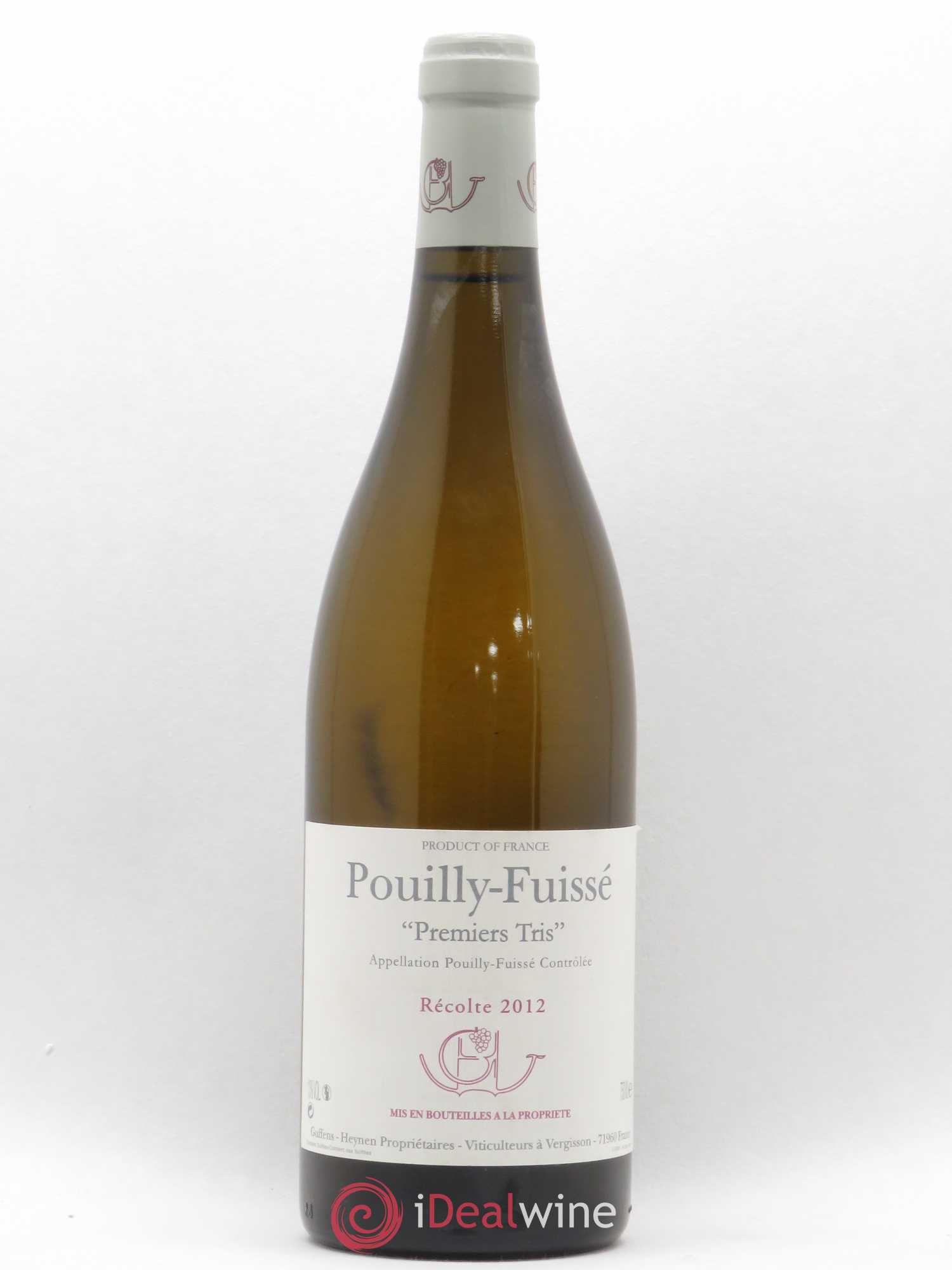 Pouilly-Fuissé Premiers Tris Guffens-Heynen 2012 - Lot de 1 bouteille - 0