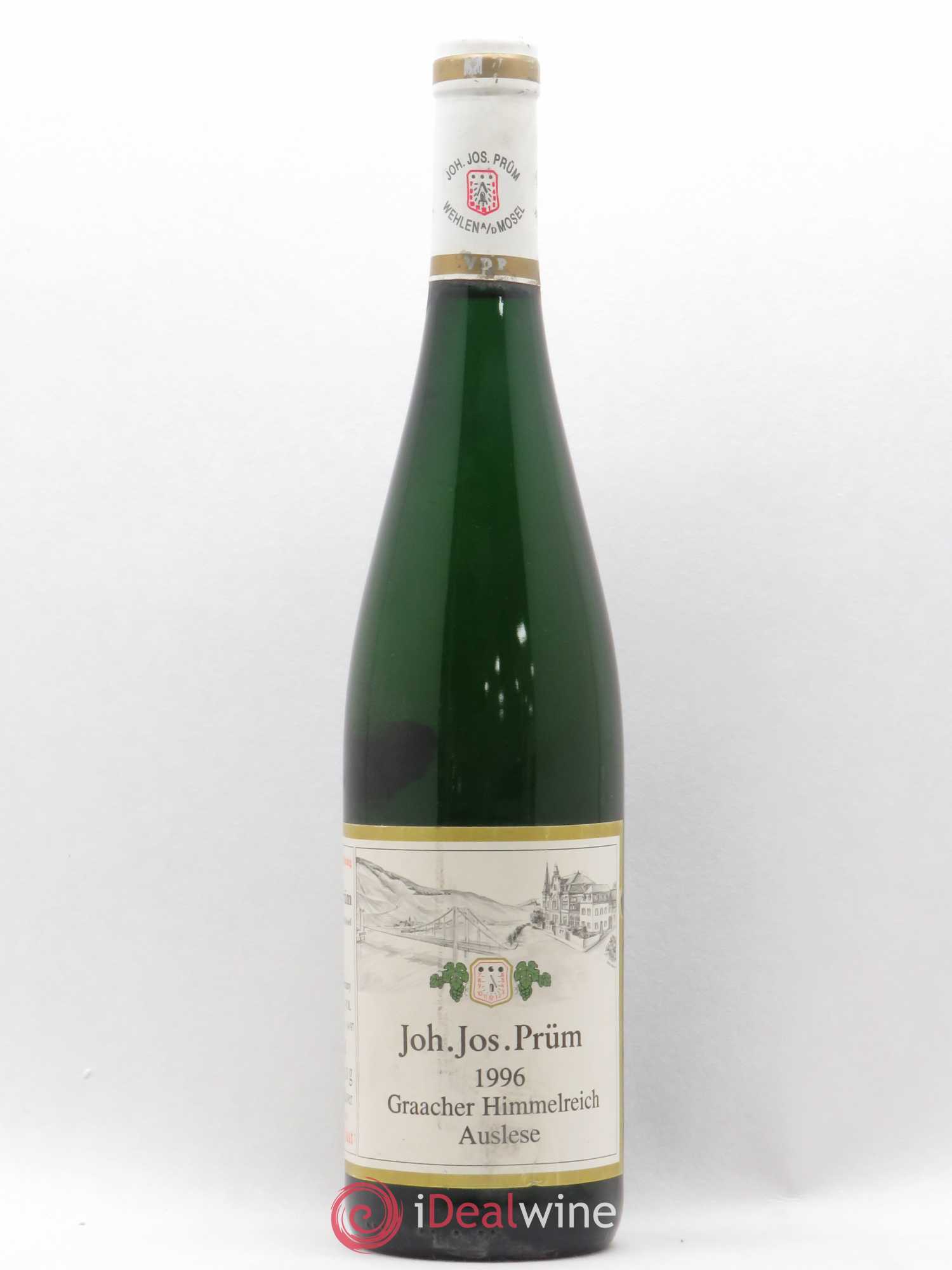 Riesling Joh. Jos. Prum Graacher Himmelreich Auslese 1996 - Lot de 1 bouteille - 0