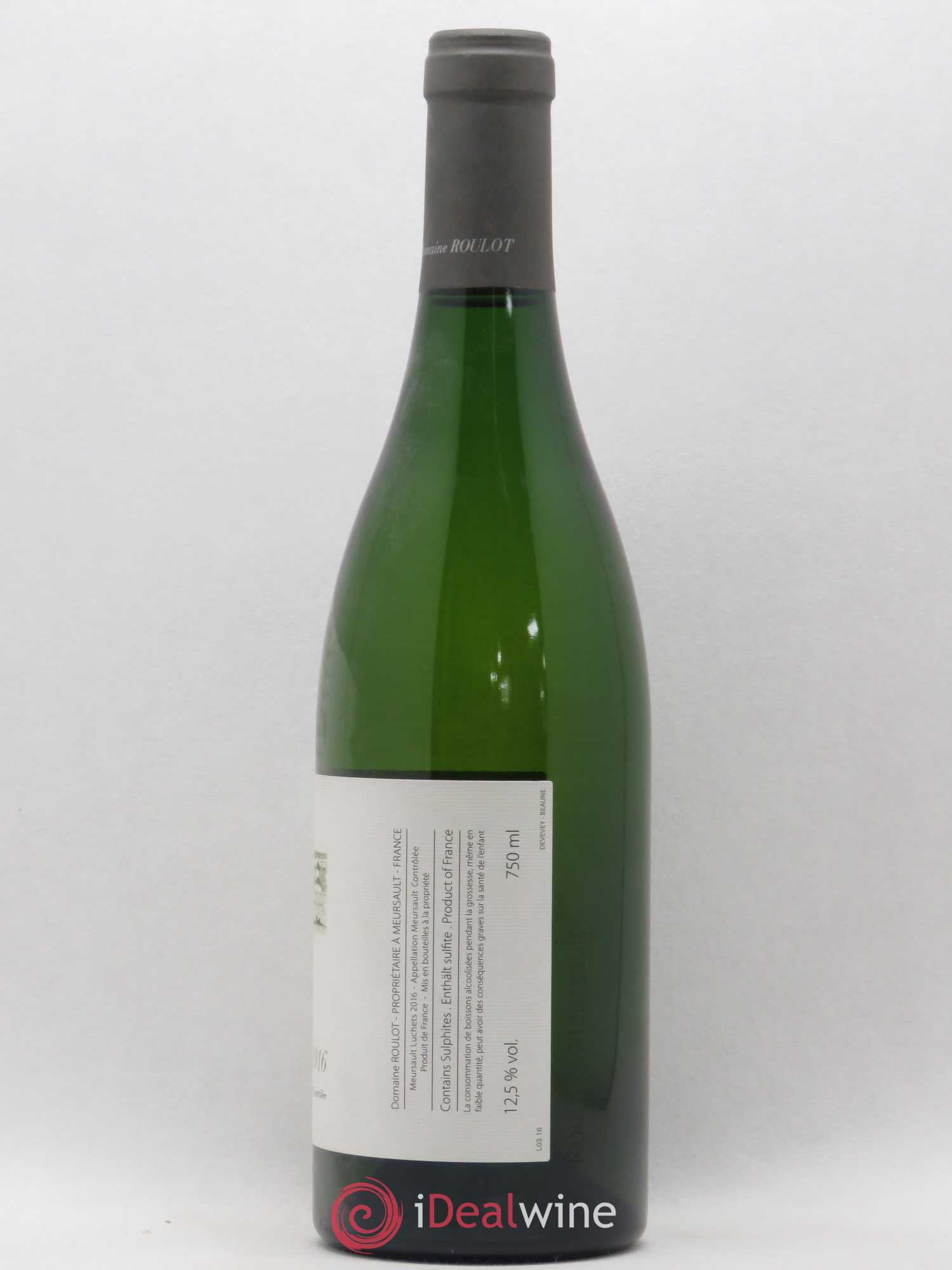 Meursault Luchets Roulot (Domaine) 2016 - Lot de 1 bouteille - 1