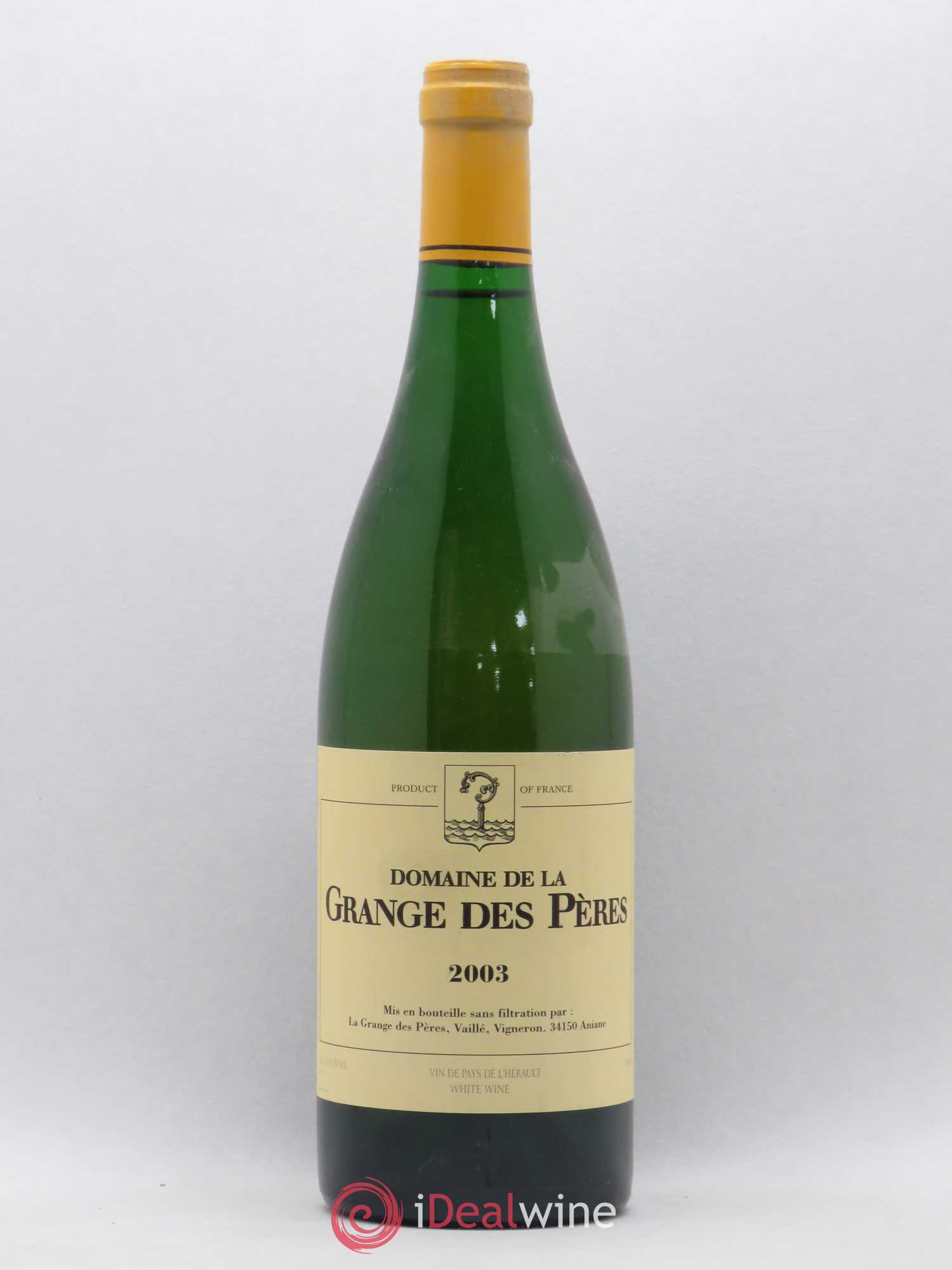 Pays d'Hérault Grange des Pères Laurent Vaillé 2003 - Lot de 1 bouteille - 0