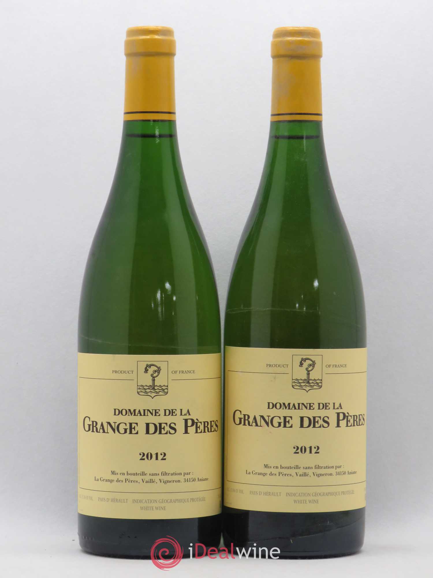 Pays d'Hérault Grange des Pères Laurent Vaillé 2012 - Lot de 2 bouteilles - 0