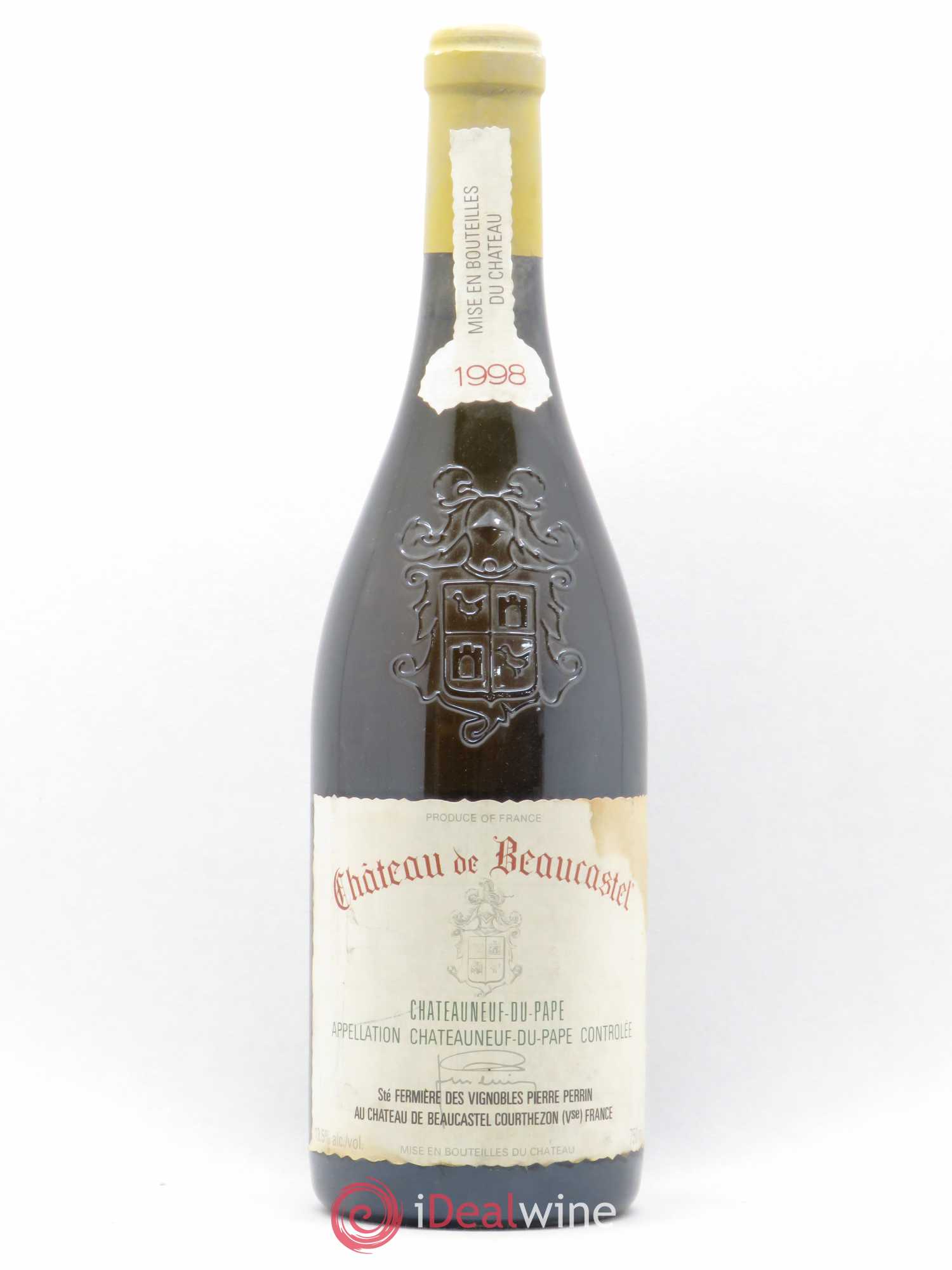 Châteauneuf-du-Pape Château de Beaucastel Famille Perrin 1998 - Lot de 1 bouteille - 0