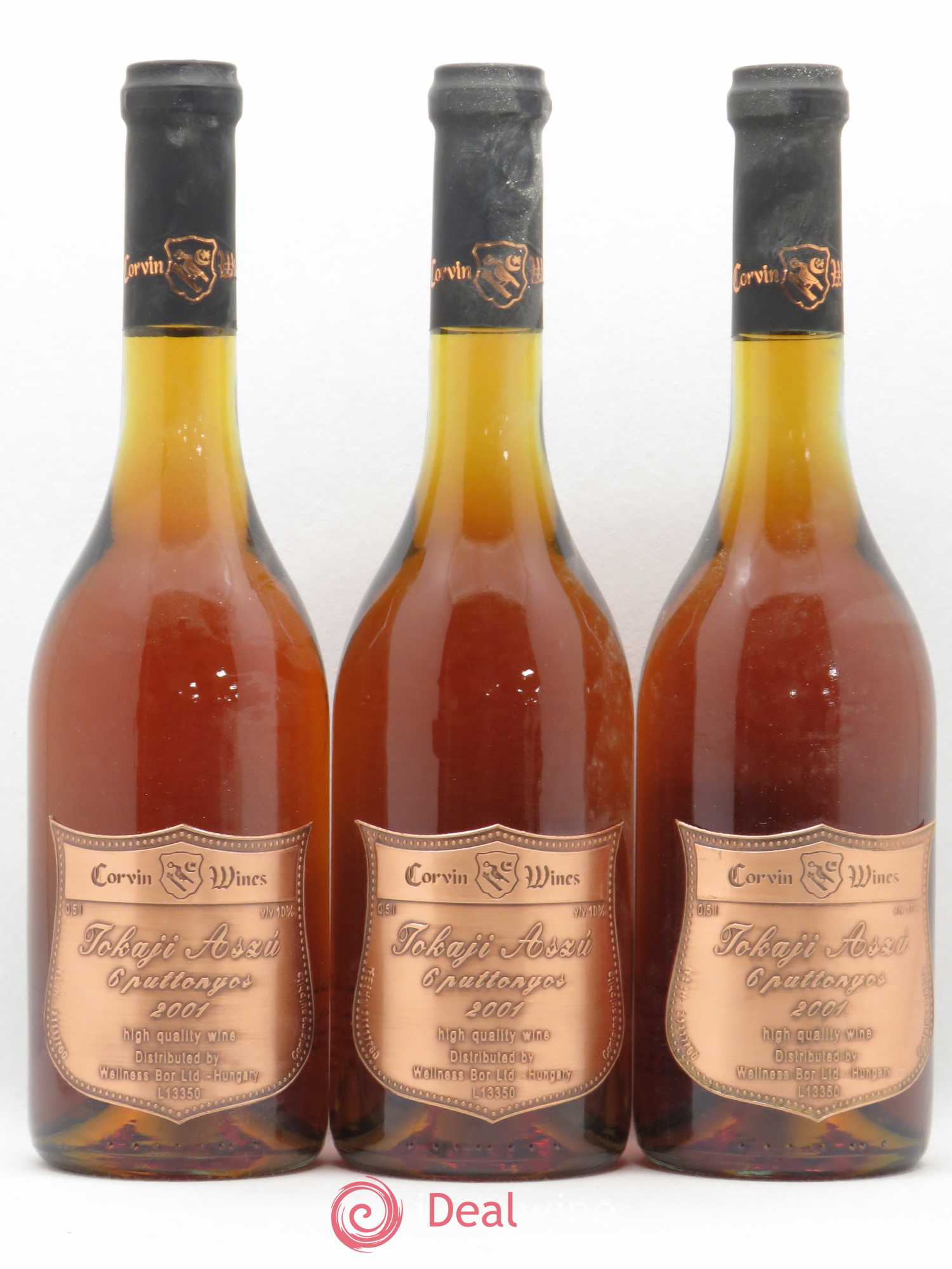 Tokaji 2001 - Lotto di 3 bottiglie - 0