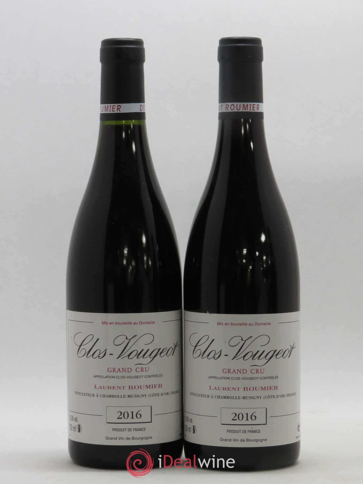 Clos de Vougeot Grand Cru Laurent Roumier 2016 - Posten von 2 Flaschen - 0