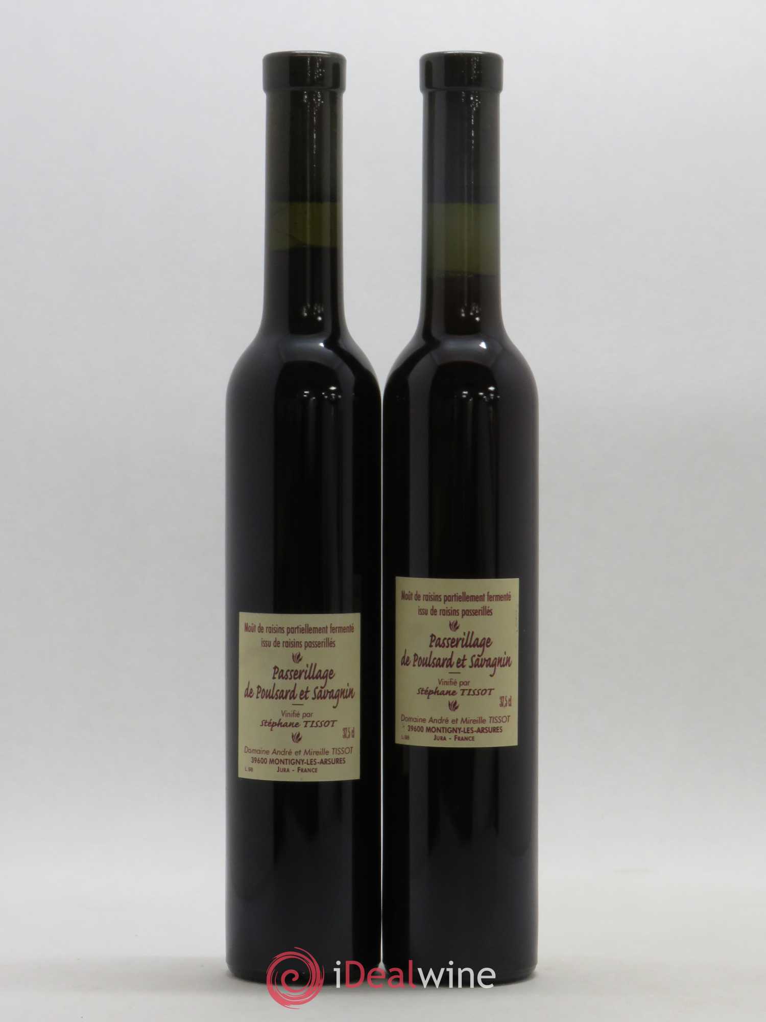 Vin de France Passerillé PMG Bénédicte et Stéphane Tissot (senza prezzo di riserva) 2004 - Lotto di 2 mezze bottiglie - 1