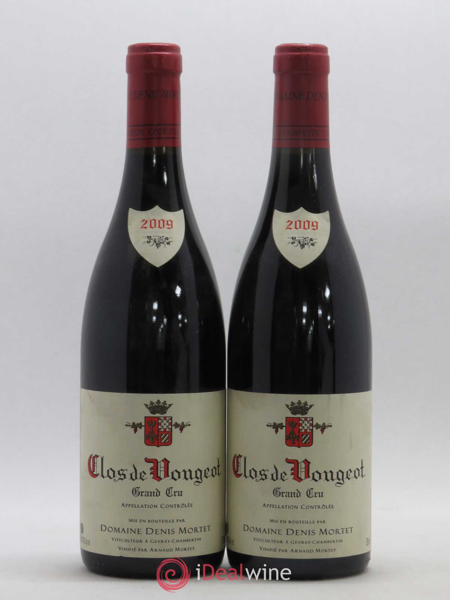 Clos de Vougeot Grand Cru Denis Mortet (Domaine) 2009 - Lot de 2 bouteilles - 0