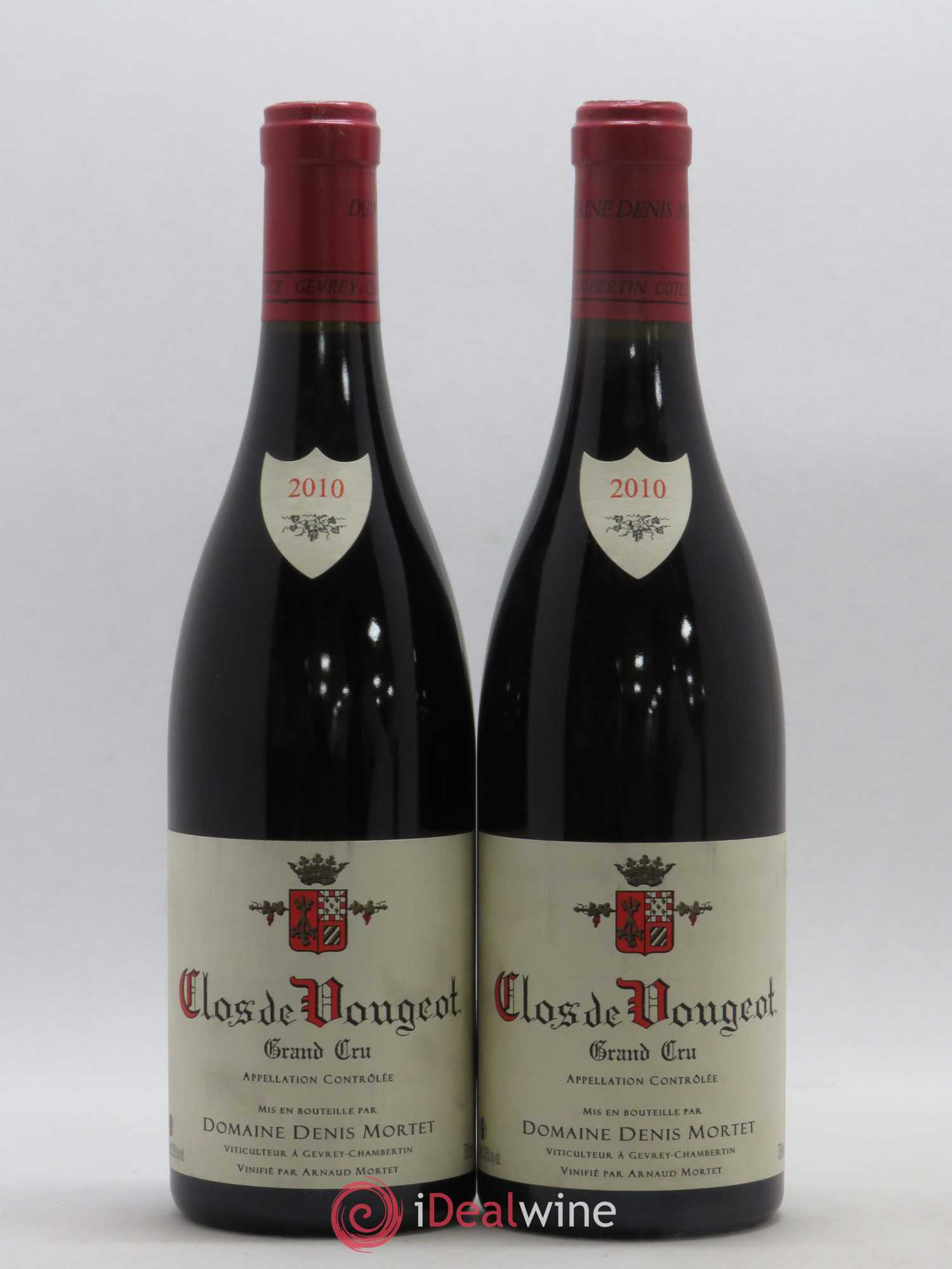 Clos de Vougeot Grand Cru Denis Mortet (Domaine) 2010 - Lot de 2 bouteilles - 0