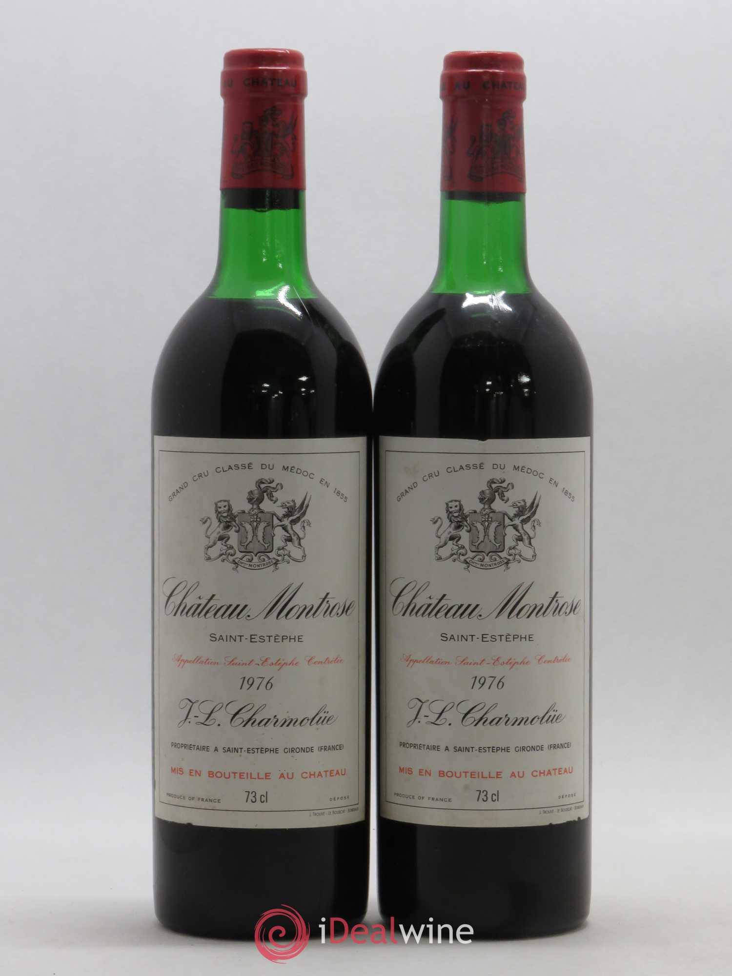 Château Montrose 2ème Grand Cru Classé 1976 - Lot de 2 bouteilles - 0