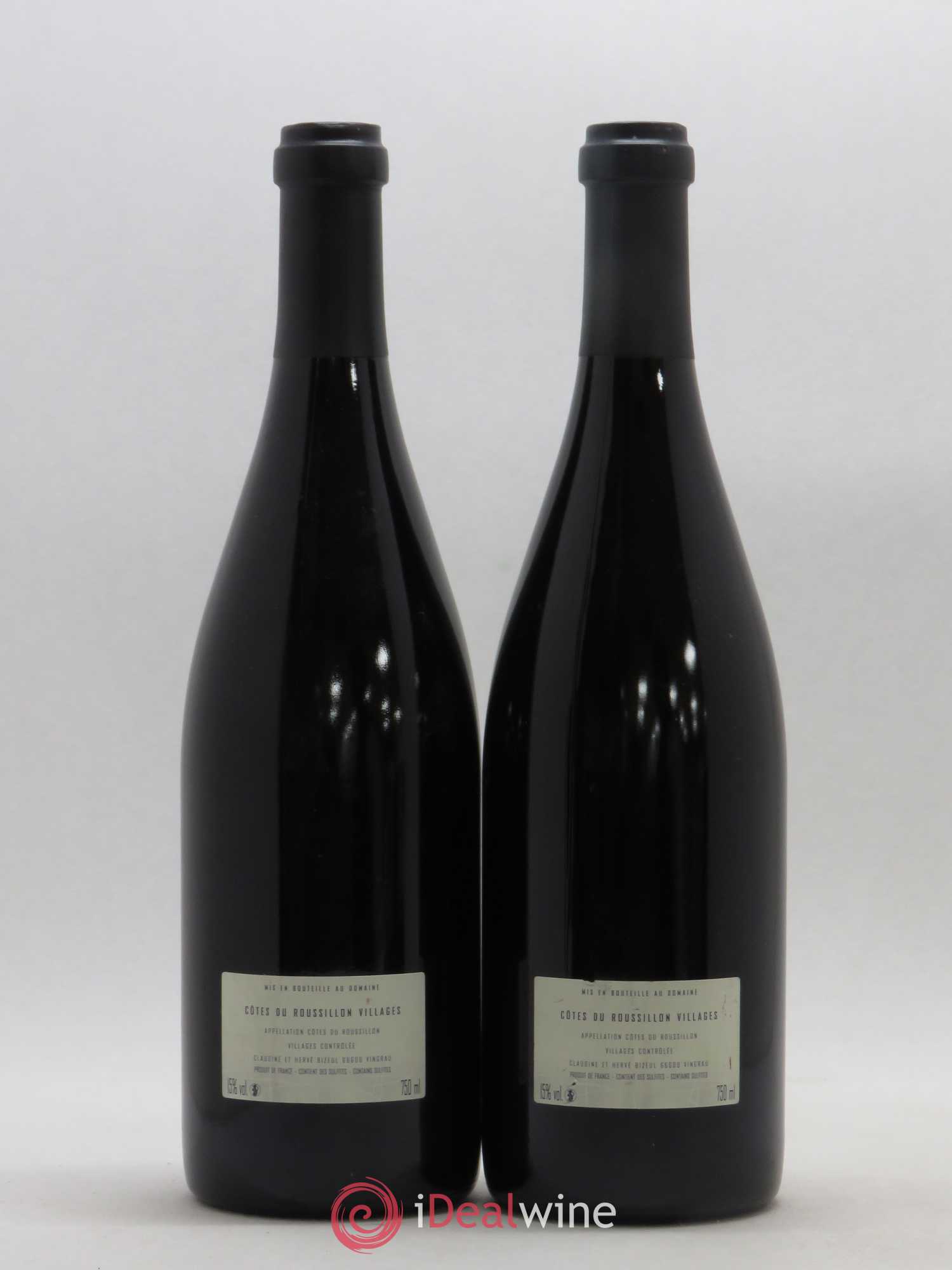 Côtes du Roussillon Villages Clos des Fées La Petite Sibérie Hervé Bizeul 2009 - Lot de 2 bouteilles - 1