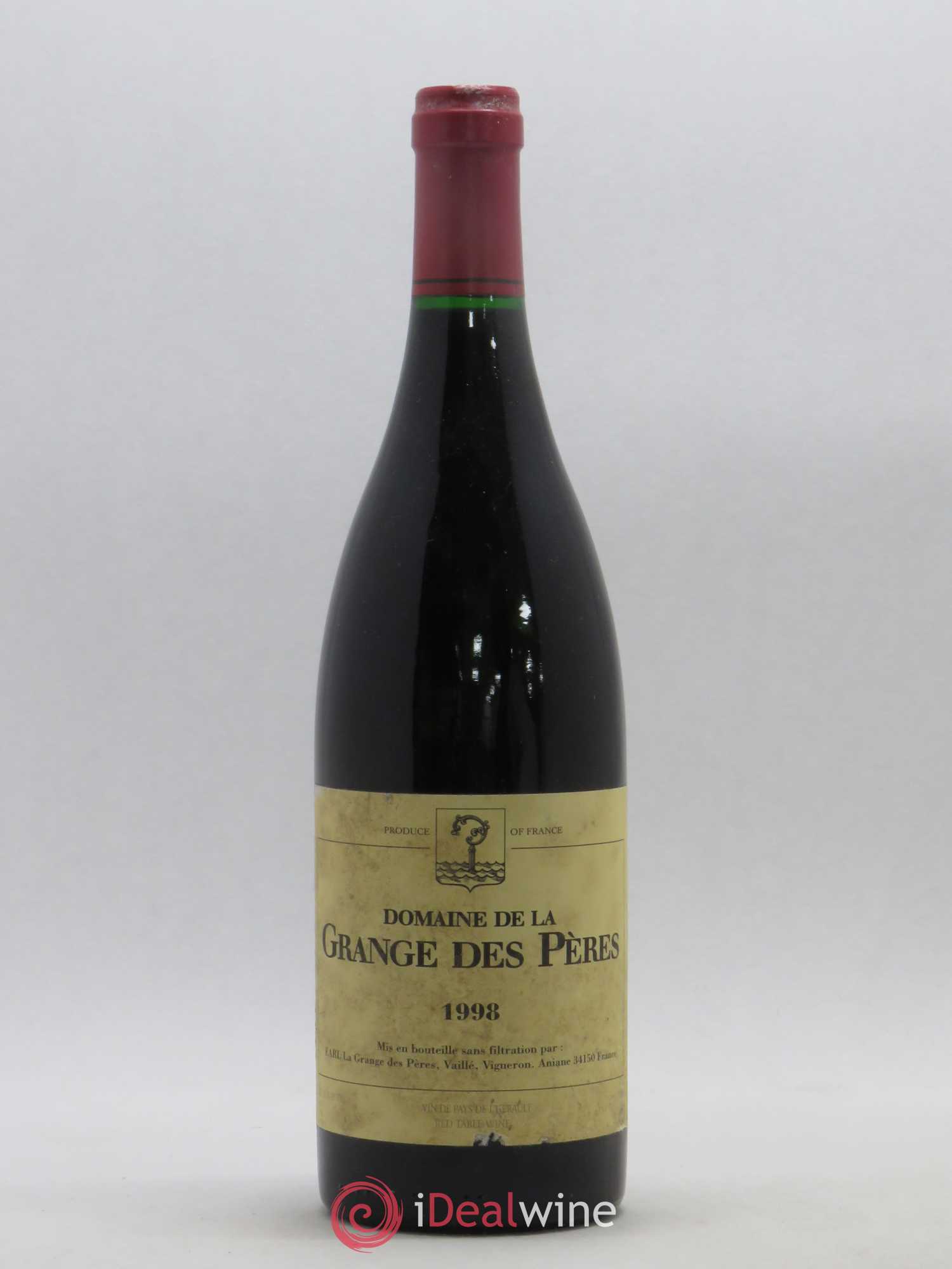 Pays d'Hérault Grange des Pères Laurent Vaillé 1998 - Lot de 1 bouteille - 0