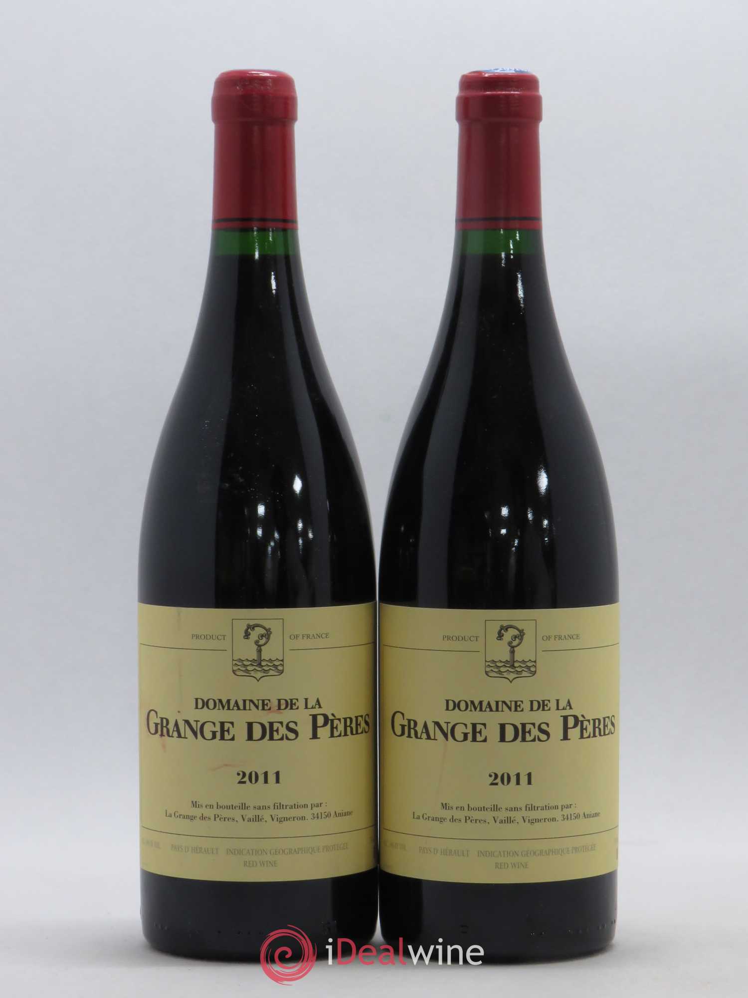 Pays d'Hérault Grange des Pères Laurent Vaillé 2011 - Lot de 2 bouteilles - 0