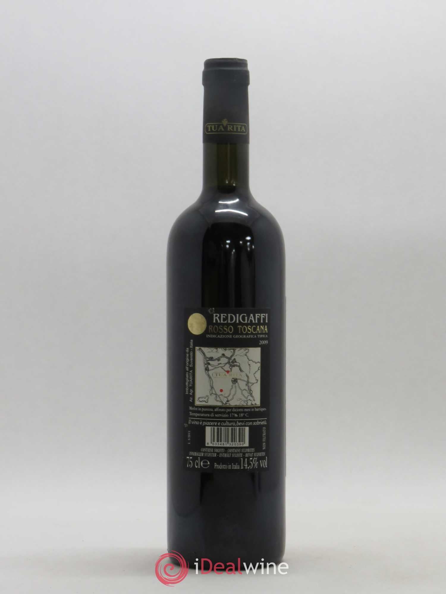 Toscana IGT Tua Rita Redigaffi 2009 - Lot de 1 bouteille - 1