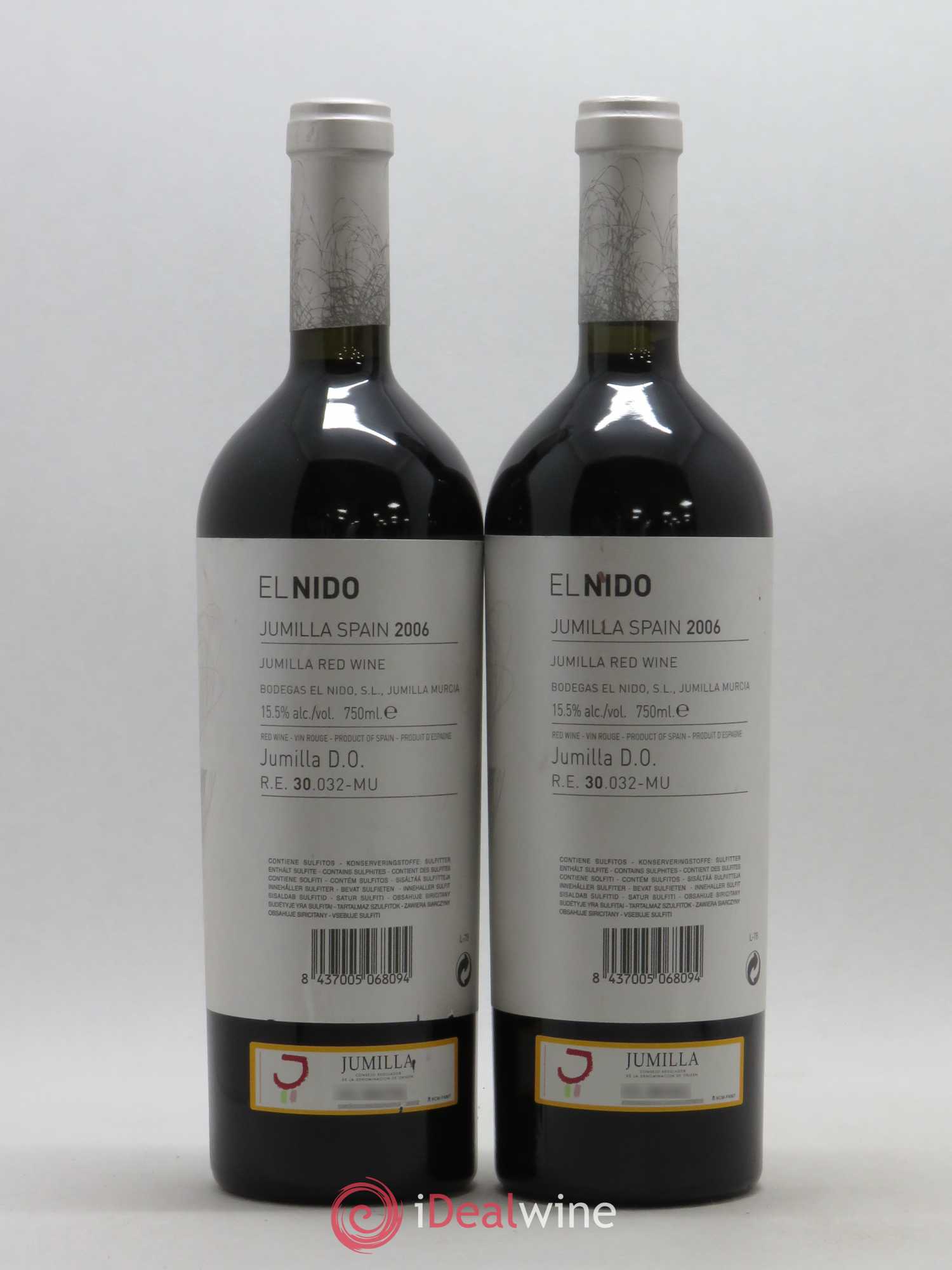 Jumilla DO El Nido 2006 - Lot of 2 bottles - 1