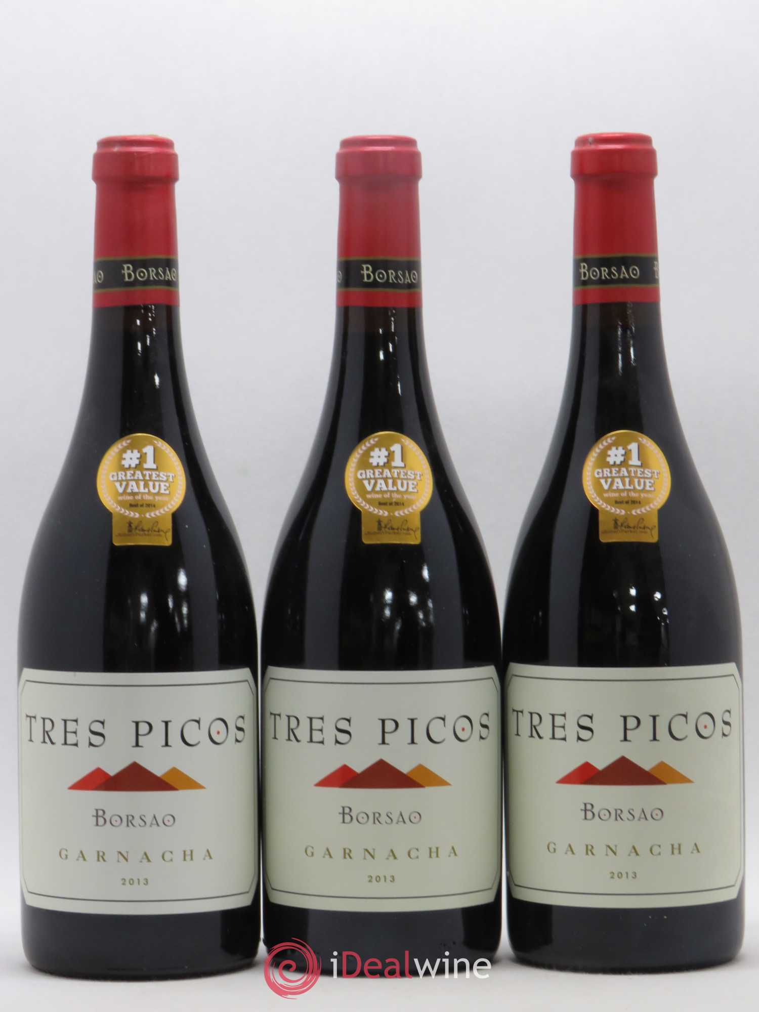 Campo de Borja Garnacha Tres Picos Borsao 2013 - Posten von 6 Flaschen - 1