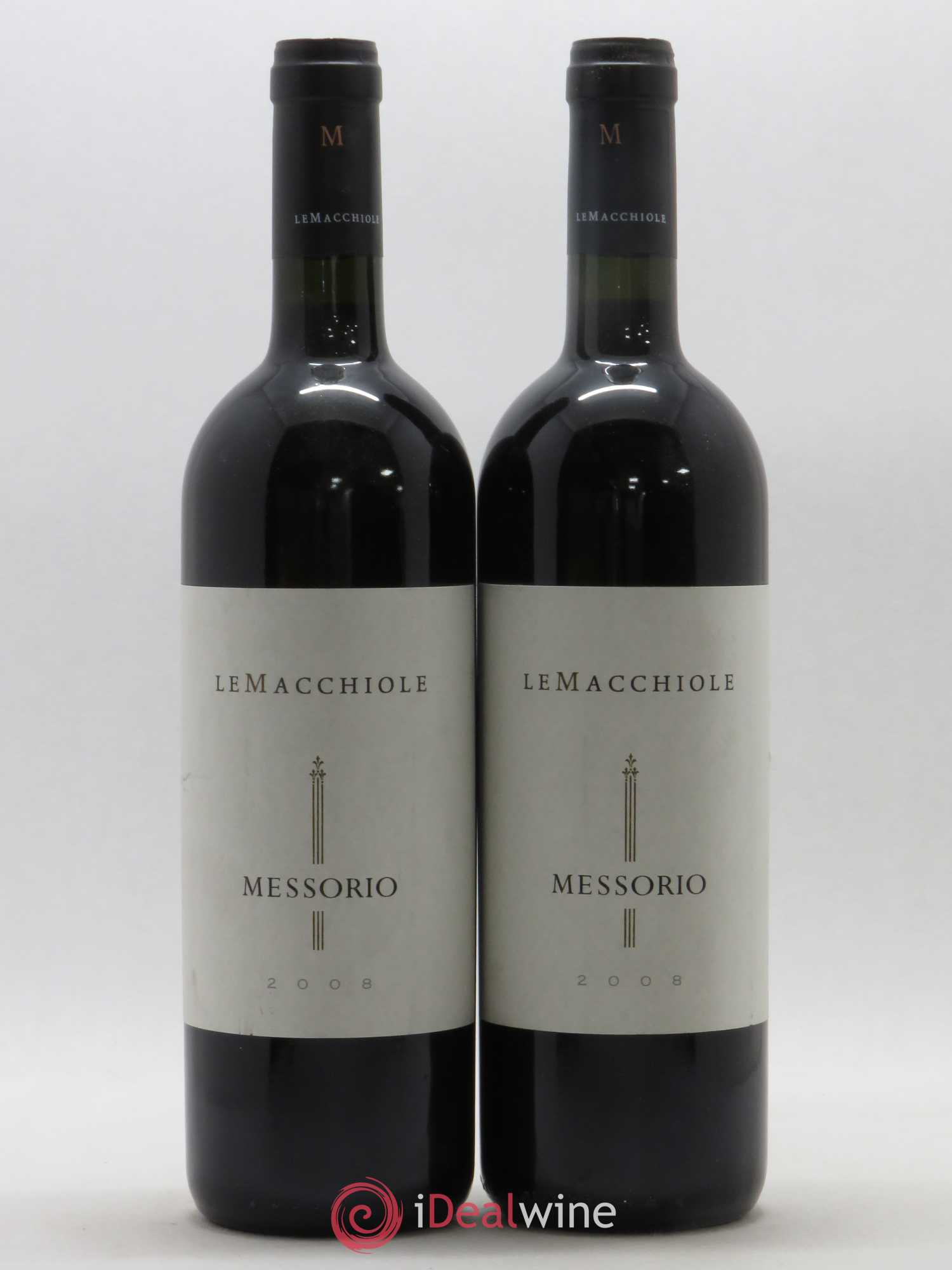 Toscana IGT Le Macchiole Messorio 2008 - Lot de 2 bouteilles - 0
