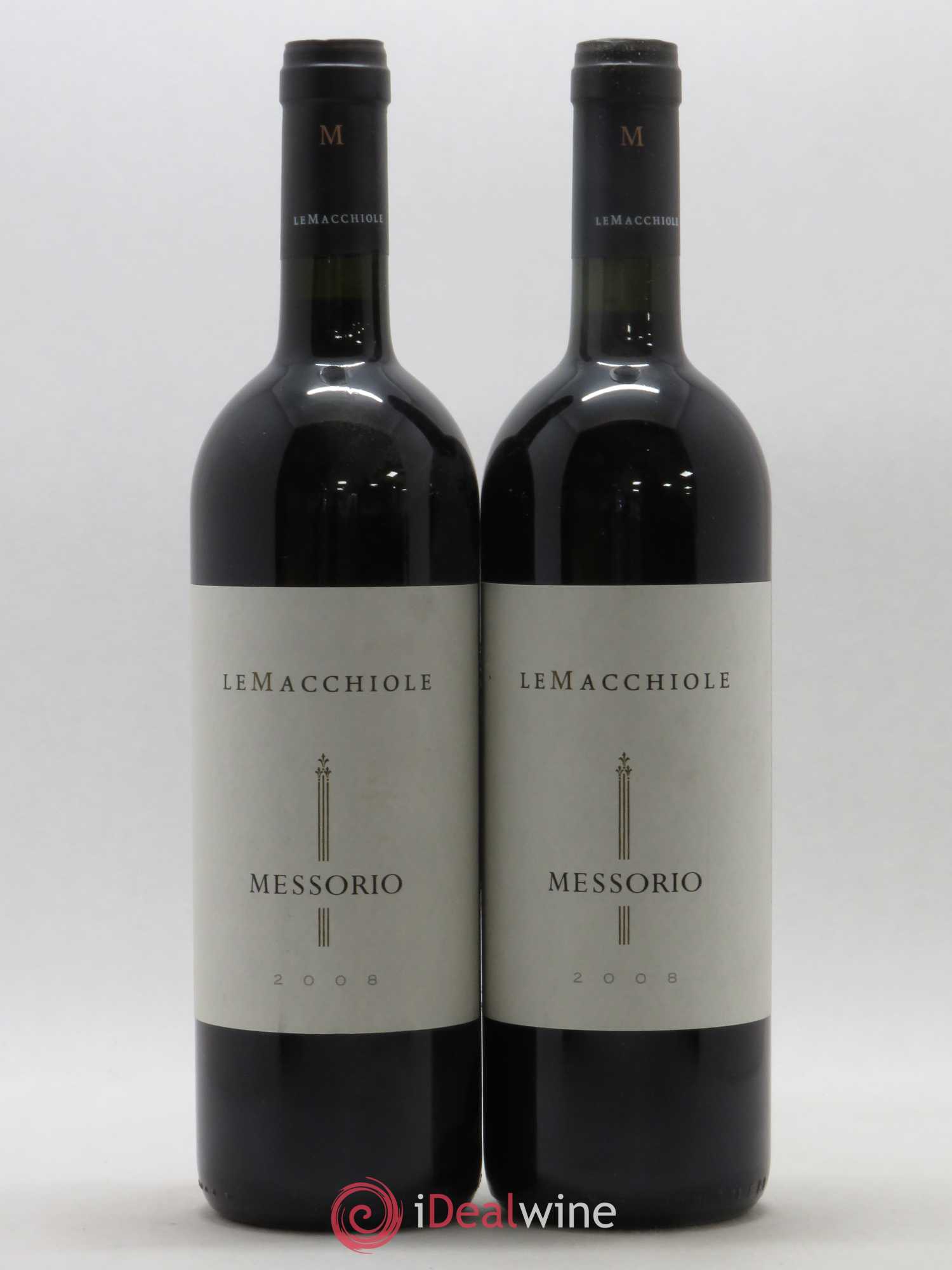 Toscana IGT Le Macchiole Messorio 2008 - Lot de 2 bouteilles - 0