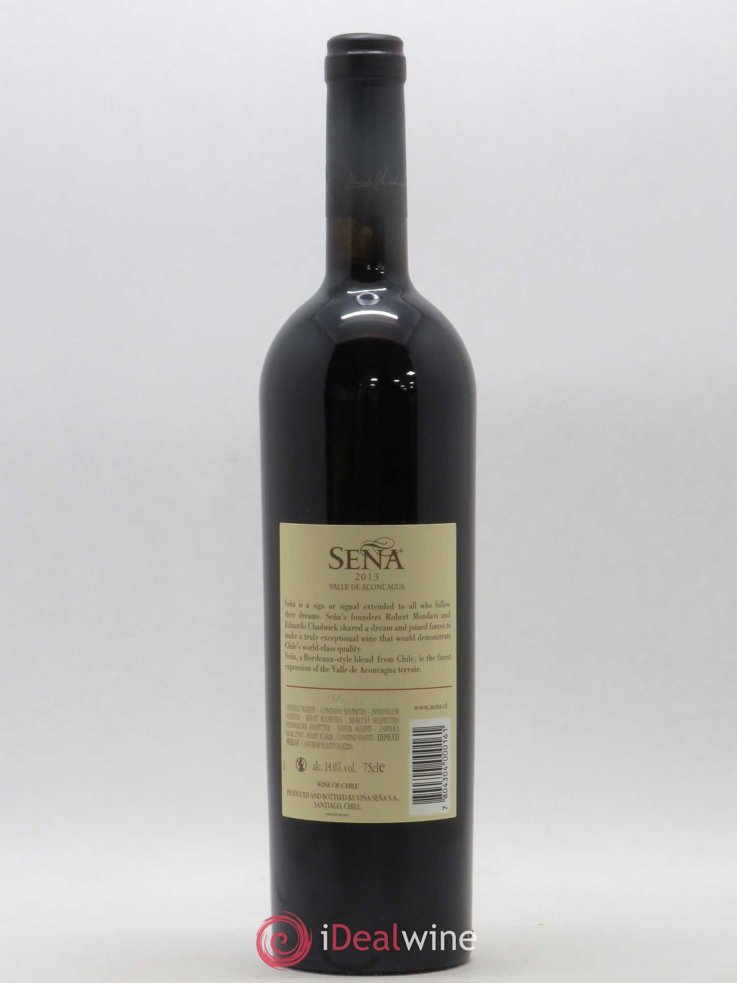 Chili Sena Valle de Aconcagua 2013 - Posten von 1 Flasche - 1