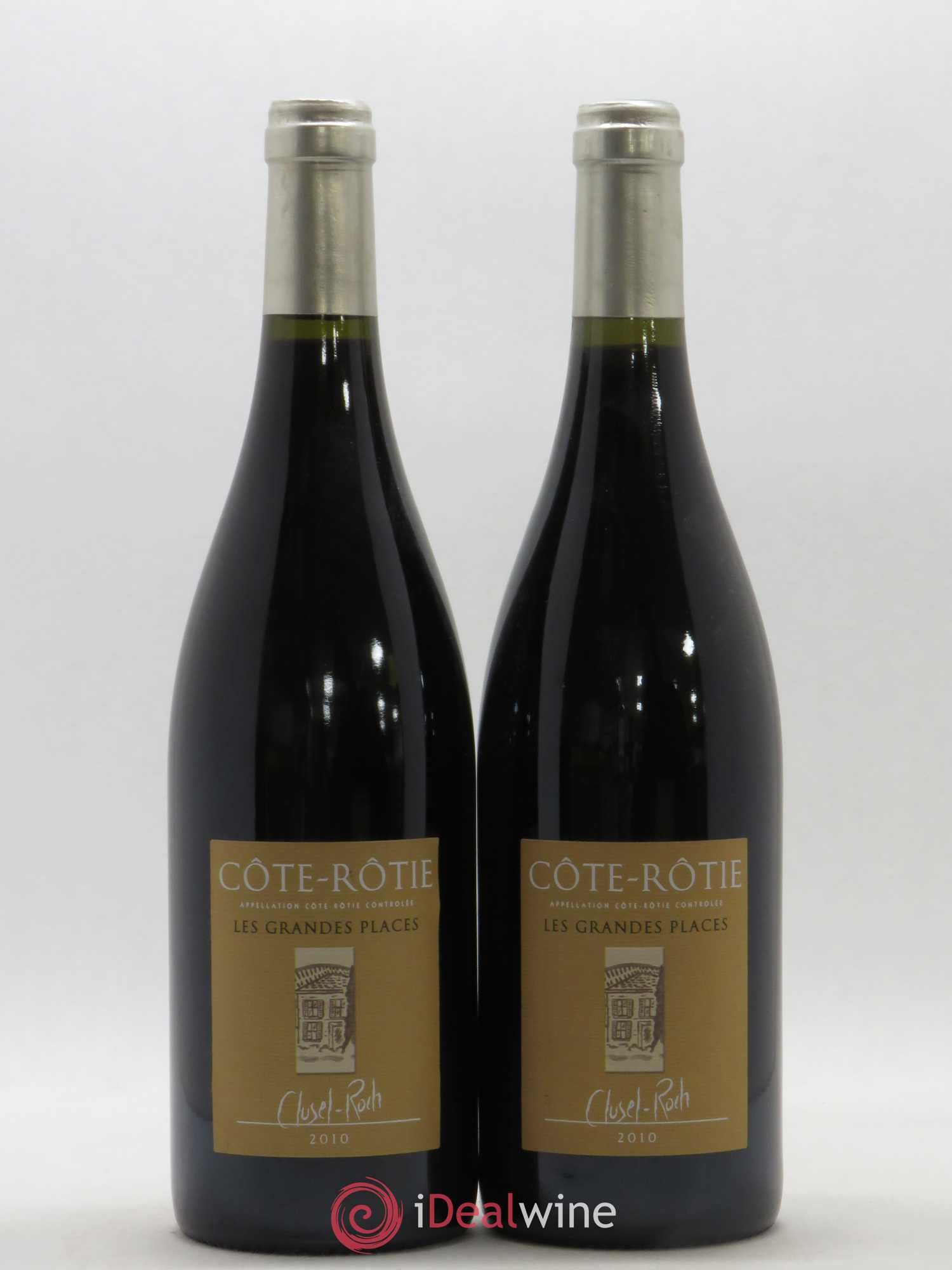 Côte-Rôtie Les Grandes Places Clusel-Roch 2010 - Lot de 2 bouteilles - 0