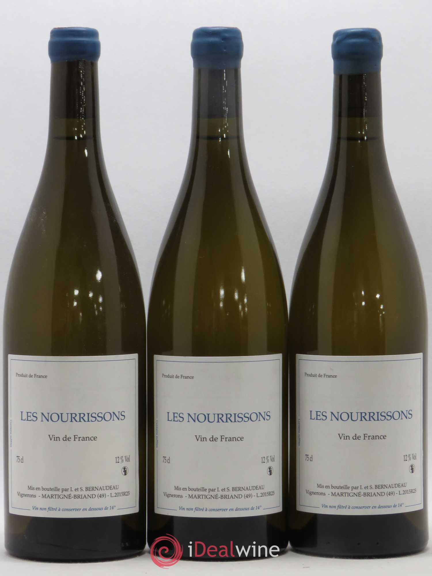 Vin de France Les Nourrissons Stéphane Bernaudeau 2015 - Lot de 3 bouteilles - 0