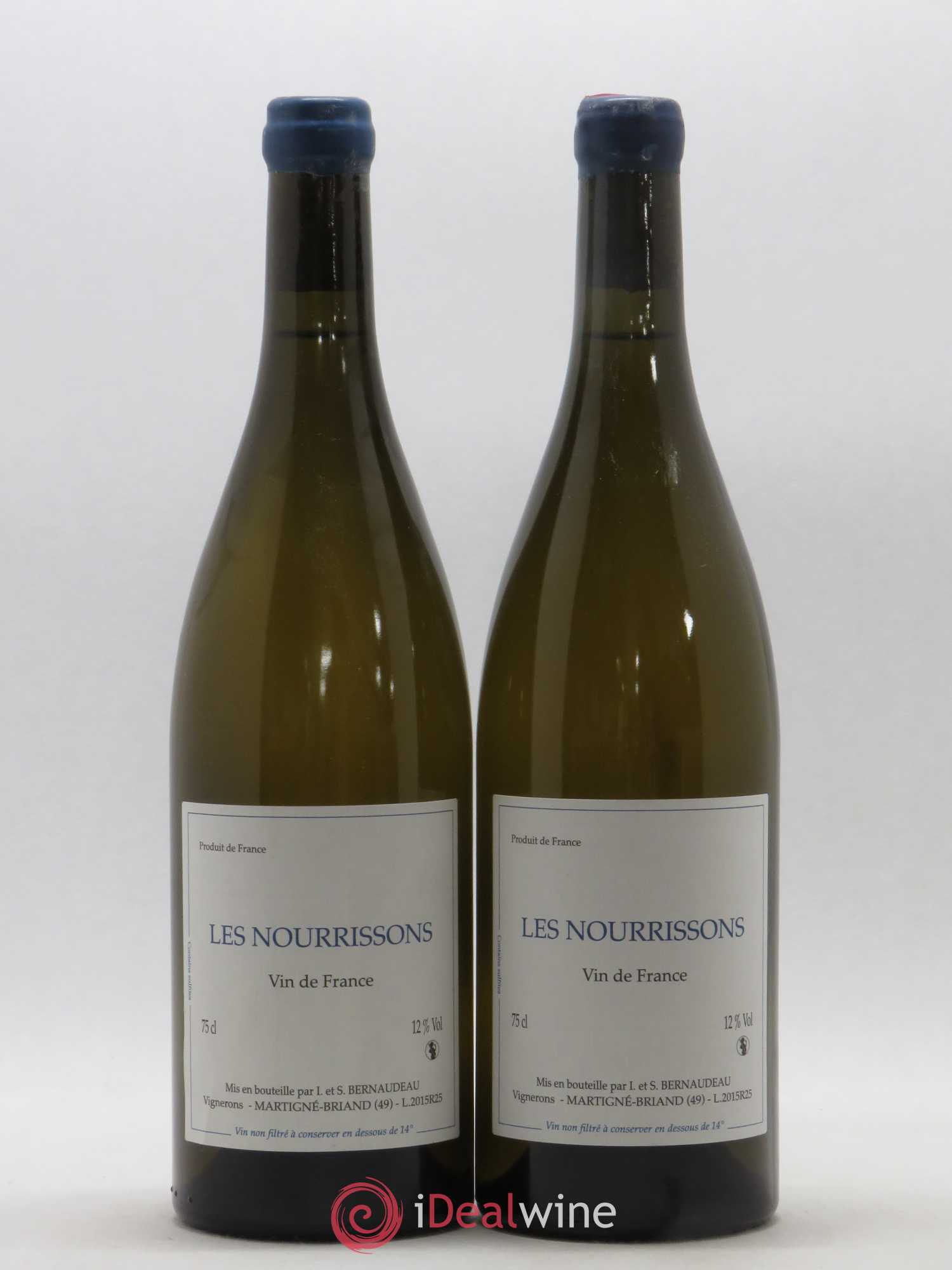 Vin de France Les Nourrissons Stéphane Bernaudeau 2015 - Lot de 2 bouteilles - 0